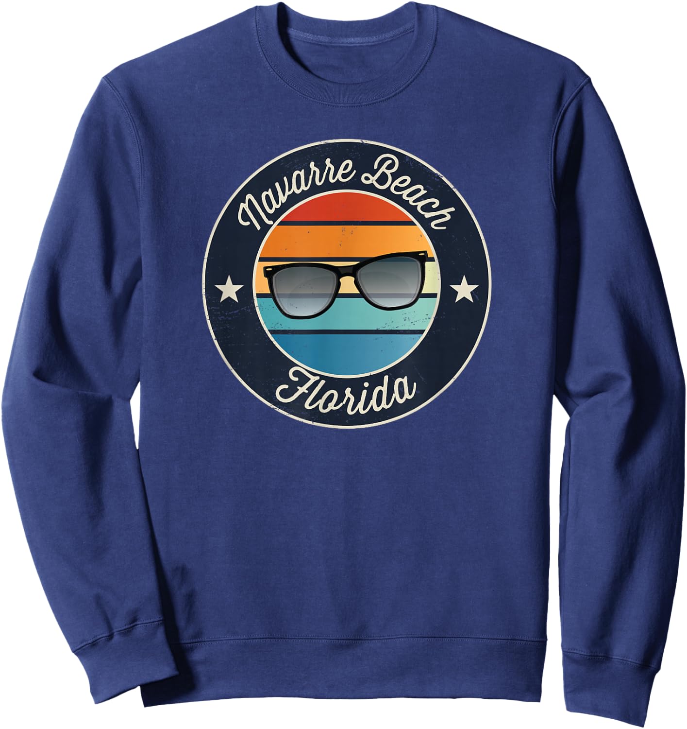 Navarre Beach Florida Souvenir Graphic Sweatshirt - Sweatshirt | Navy