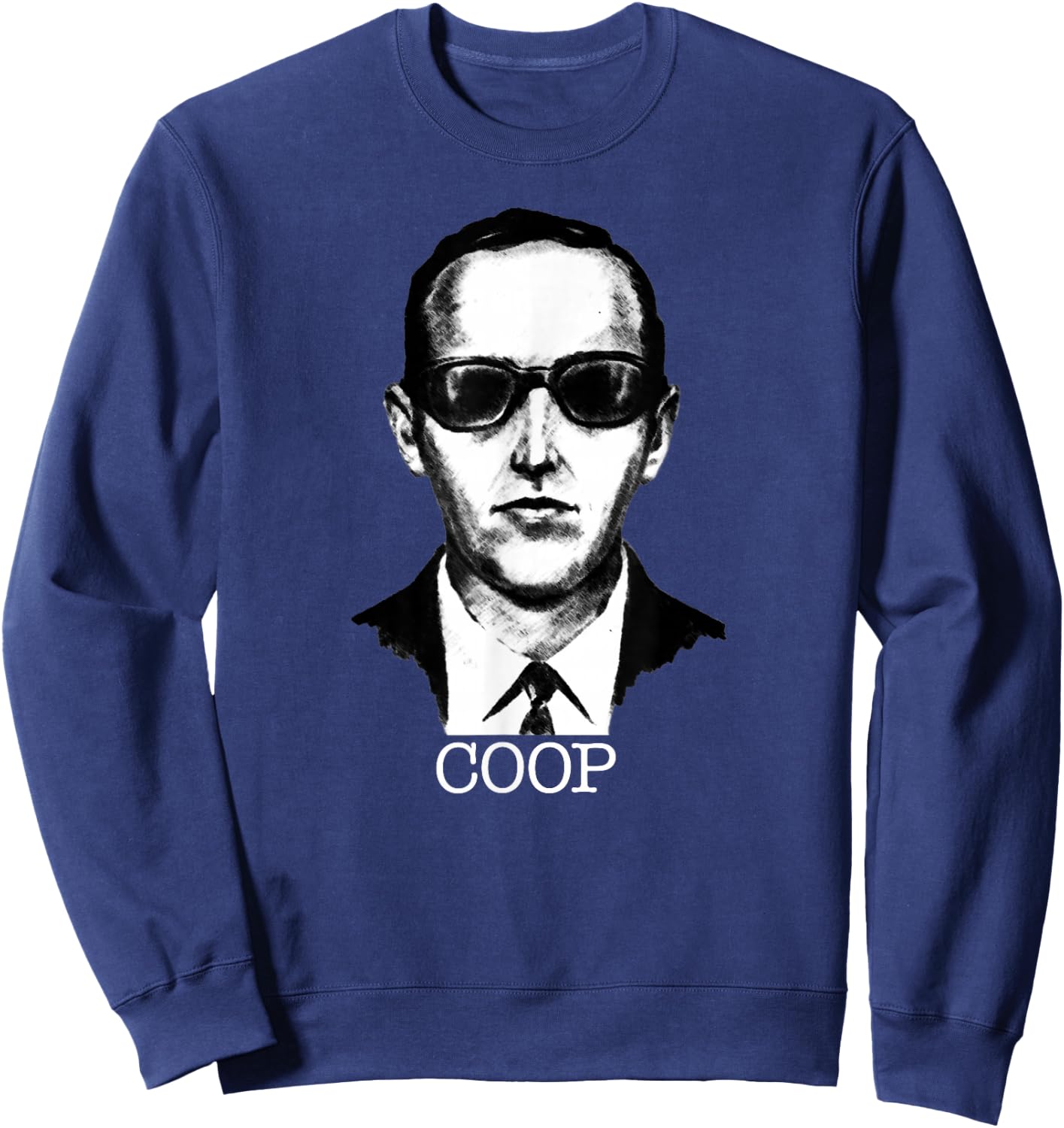 D. B. Cooper, Cool Design, The Coop, Artists Impression Sweatshirt - Sweatshirt | Navy