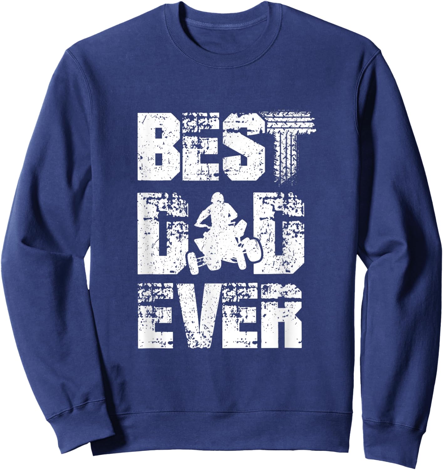 Bester Papa Ever ATV Quad Bike Biker Dad Sweatshirt - Sweatshirt | Navy