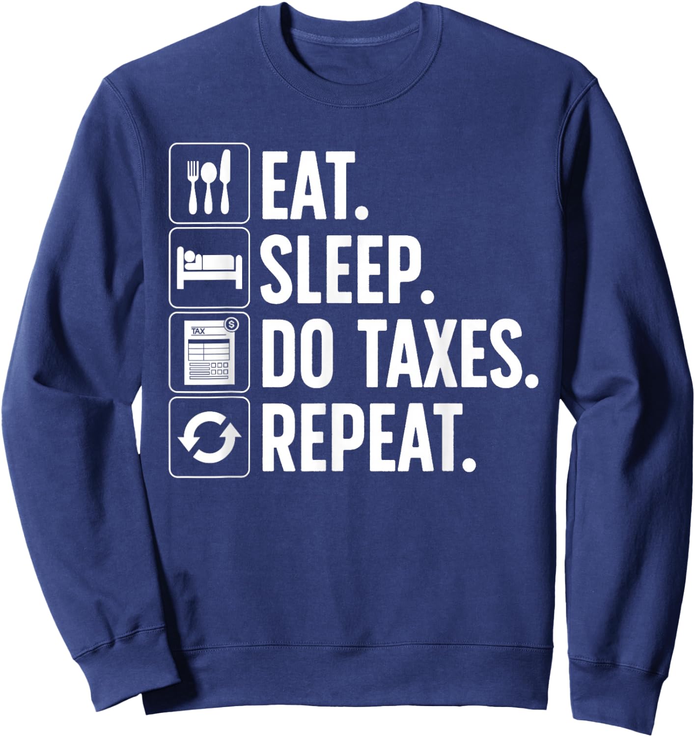 Cute Accountant Design Women Accountant Accounting Sweatshirt - Sweatshirt | Navy