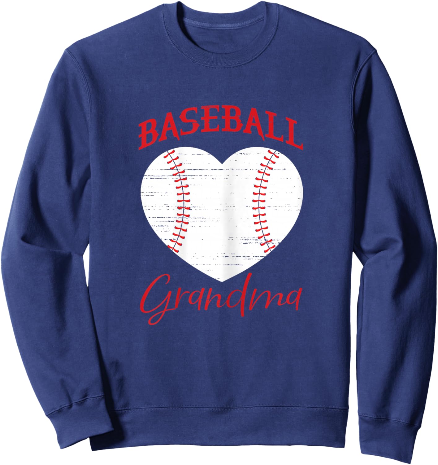 Baseball Grandma Matching Baseball family Sweatshirt - Sweatshirt | Navy