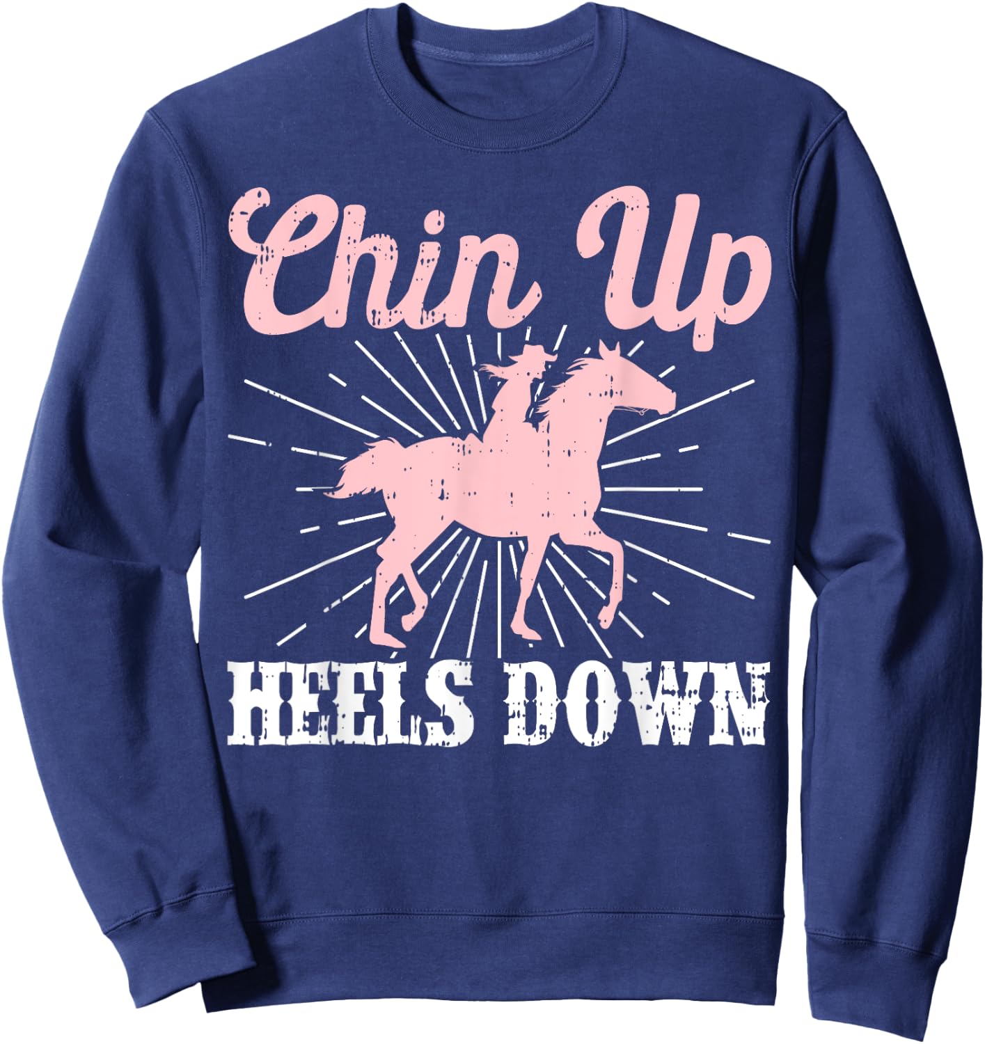 Funny Horse Lover Equestrian Horseback Riding Sweatshirt - Sweatshirt | Navy