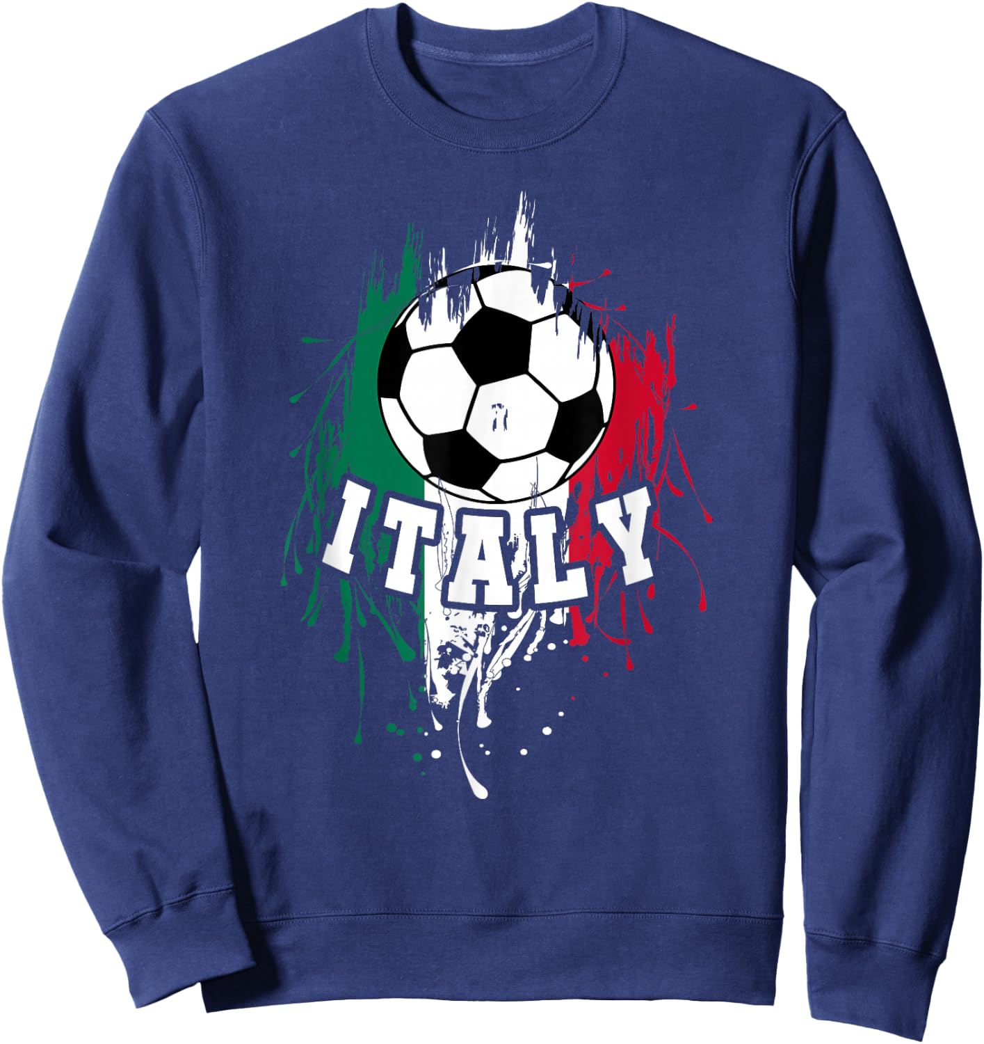 Italy Soccer Italian Football Italy Futbol Sweatshirt - Sweatshirt | Navy