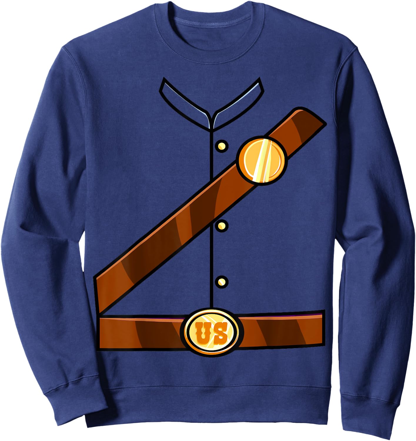 Union Soldier Costume Halloween Civil War Men Women Kids Sweatshirt - Sweatshirt | Navy
