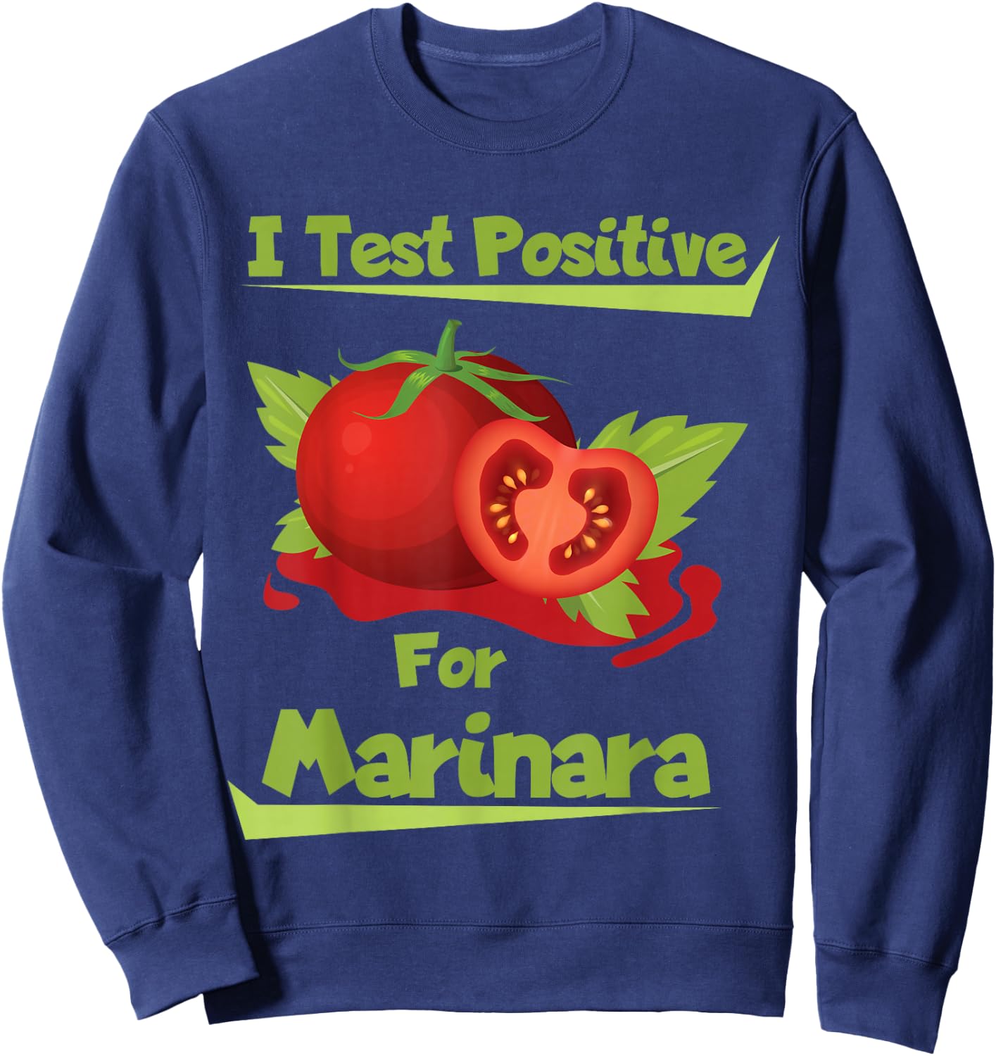 Marinara Italian Tomato Sauce Italy Chef Cook Sweatshirt - Sweatshirt | Navy
