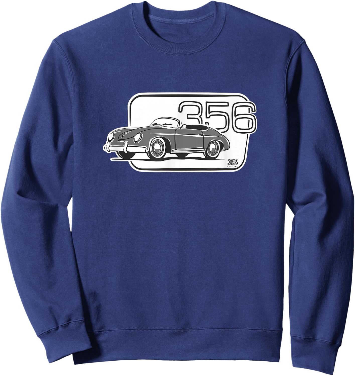 Speedster 356 Cabrio Classic Car Grey Sweatshirt - Sweatshirt | Navy