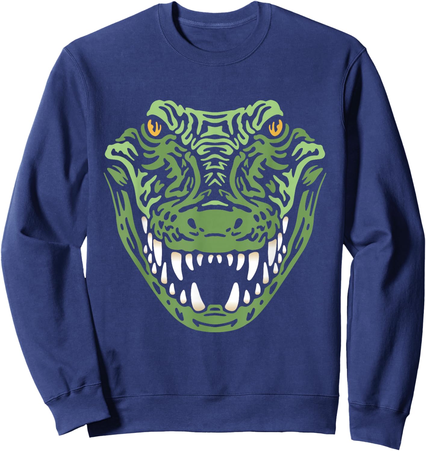 Crocodile Alligator Face Crocodiles Gator Sweatshirt - Sweatshirt | Navy