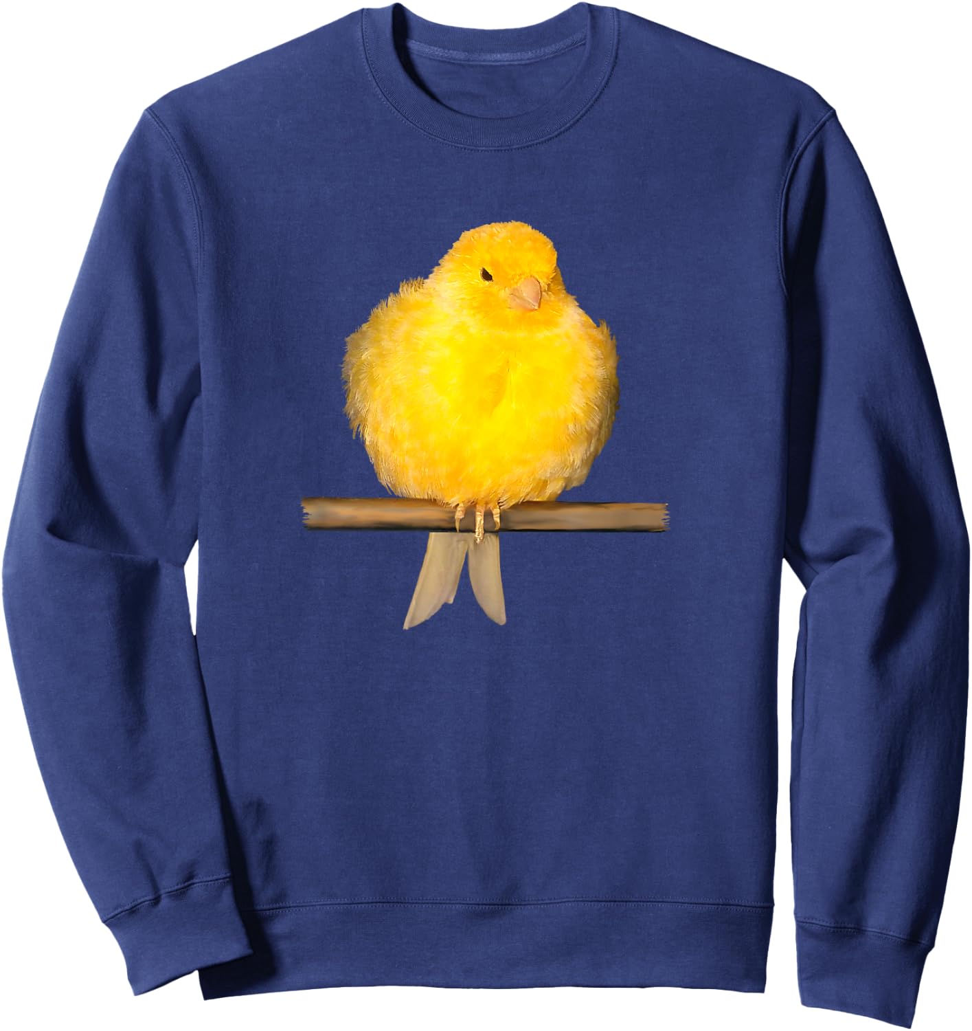 Cute canary bird with yellow feathers Sweatshirt - Sweatshirt | Navy