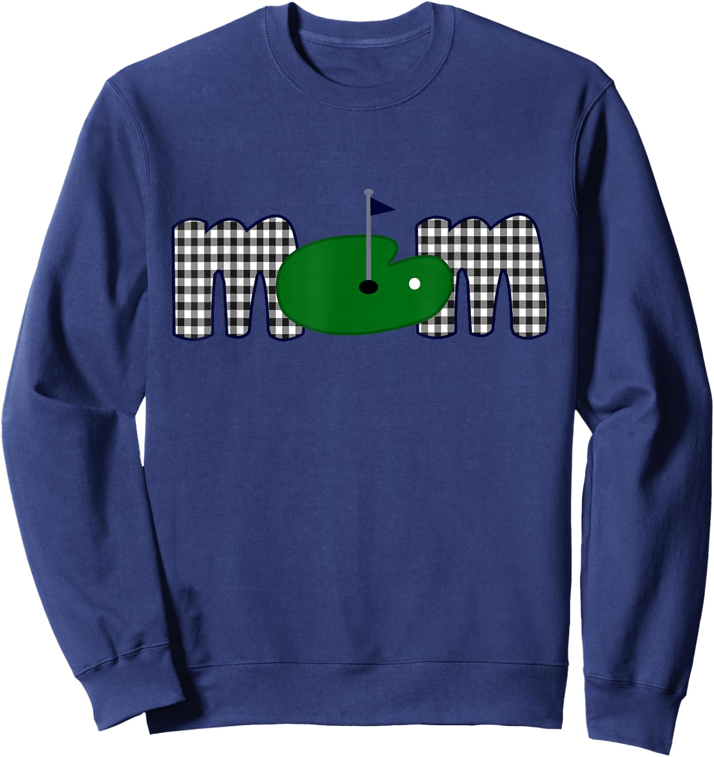 Golf Mom Life Birthday Family Matching Mama Mother's Day Sweatshirt - Sweatshirt | Navy