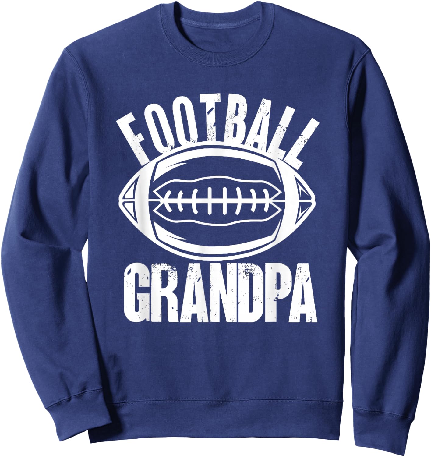 Funny Grandpa American Football Sweatshirt - Sweatshirt | Navy