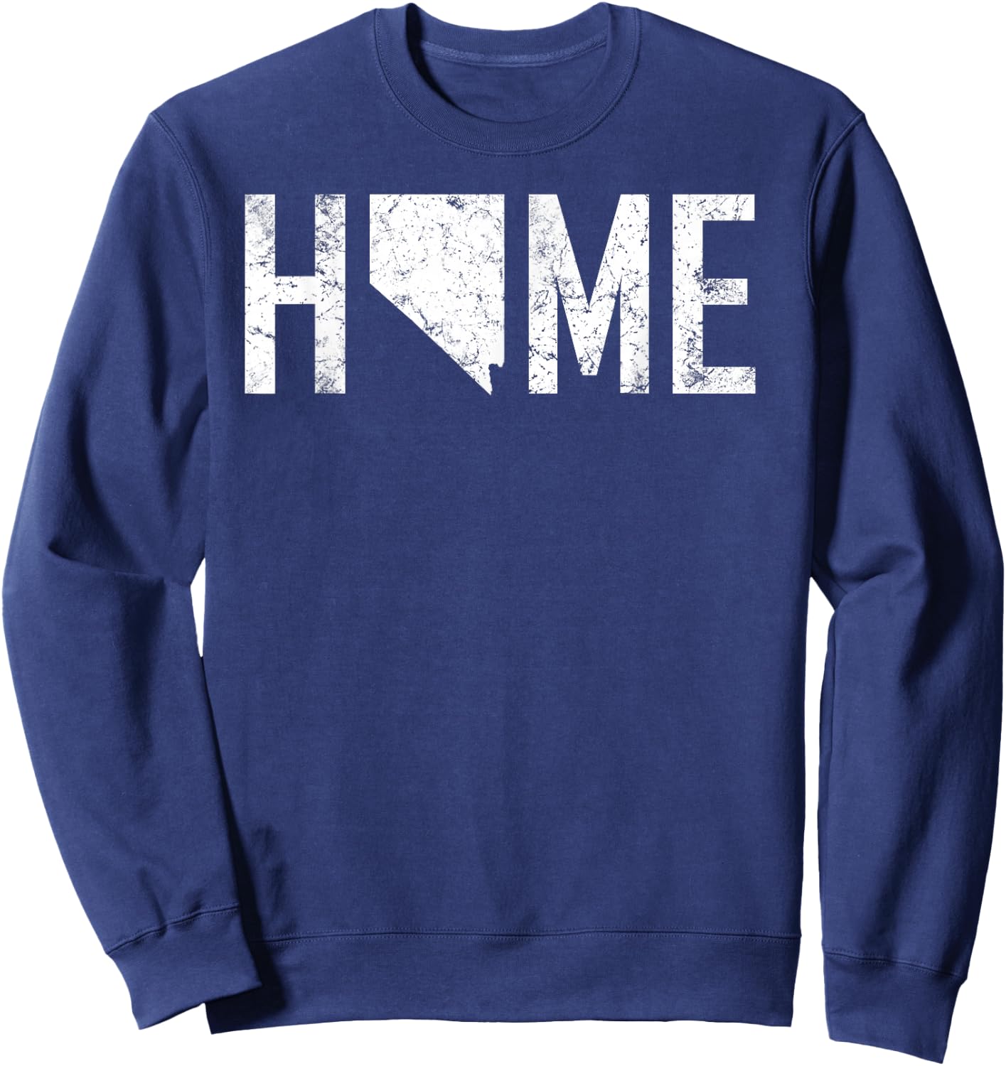 Retro Nevada Las Vegas is Home Sweatshirt - Sweatshirt | Navy