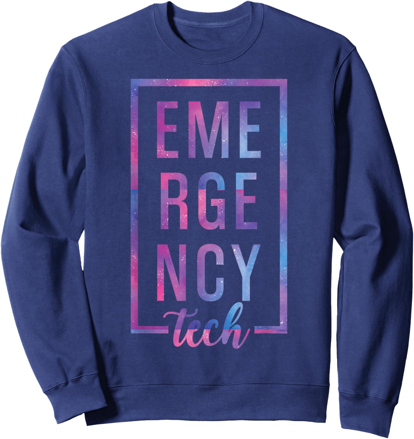 Emergency Room Tech ER Tech ER Technician Sweatshirt - Sweatshirt | Navy
