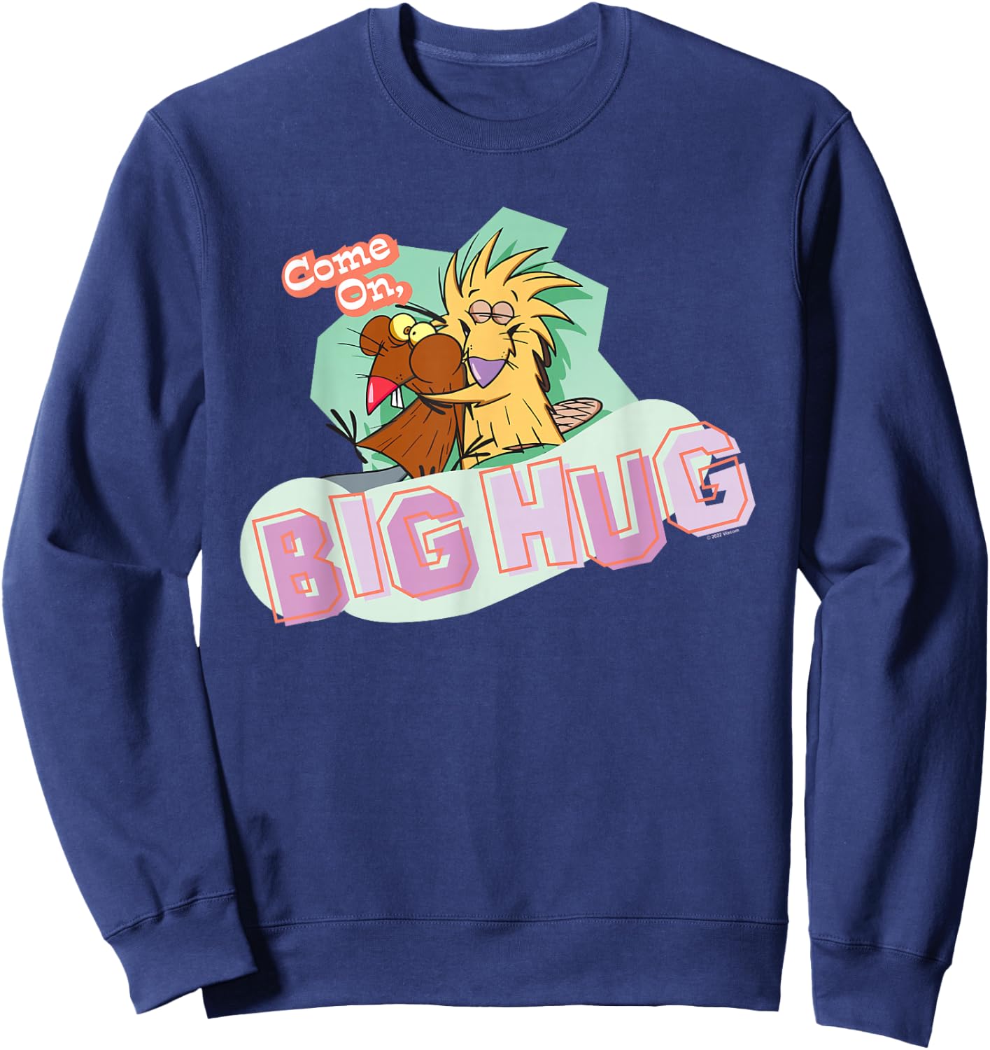 Angry Beavers Big Hug Sweatshirt - Sweatshirt | Navy