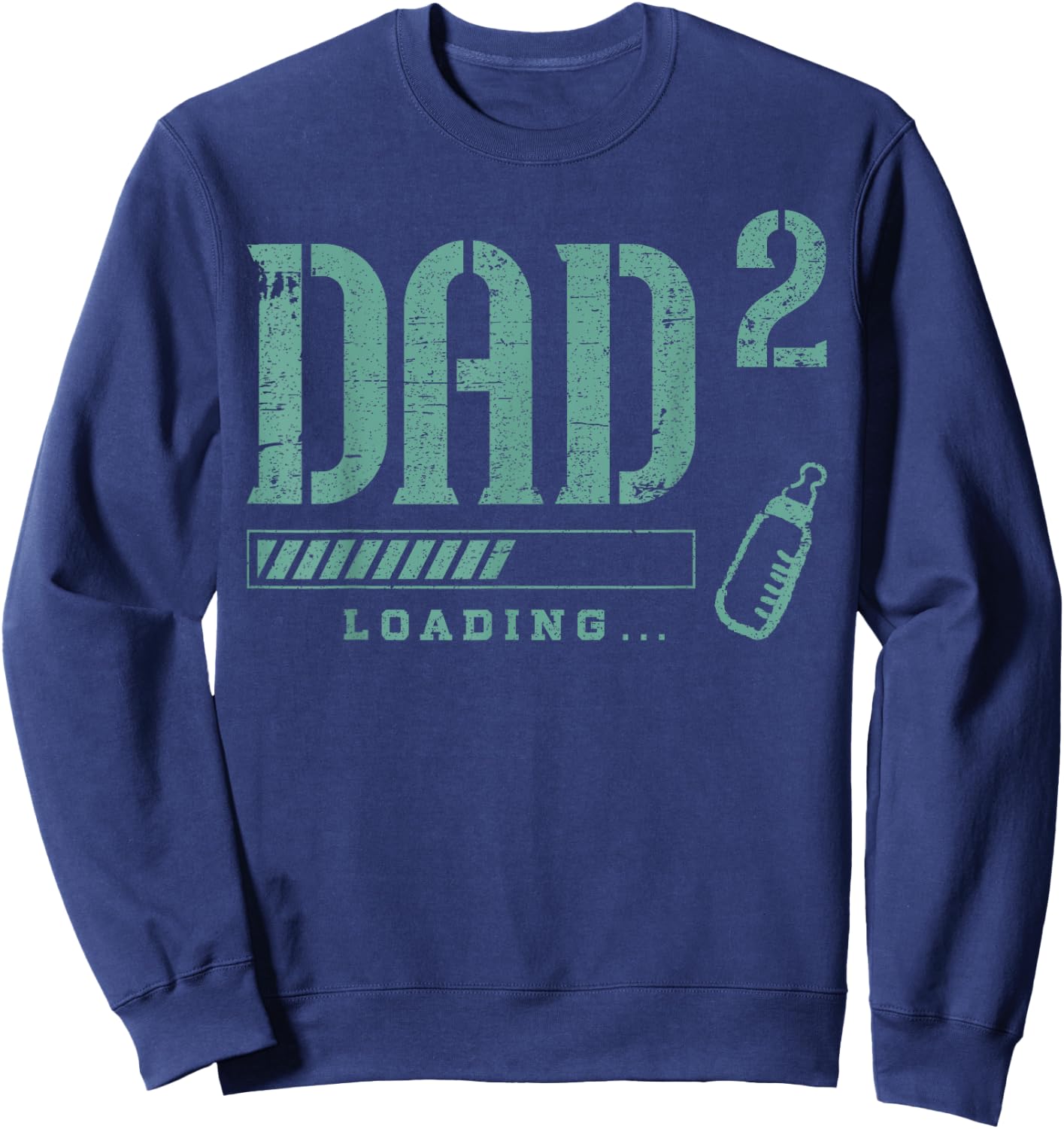 Expectant dad, Dad-to-be, Future Dad, 2nd child Sweatshirt - Sweatshirt | Navy