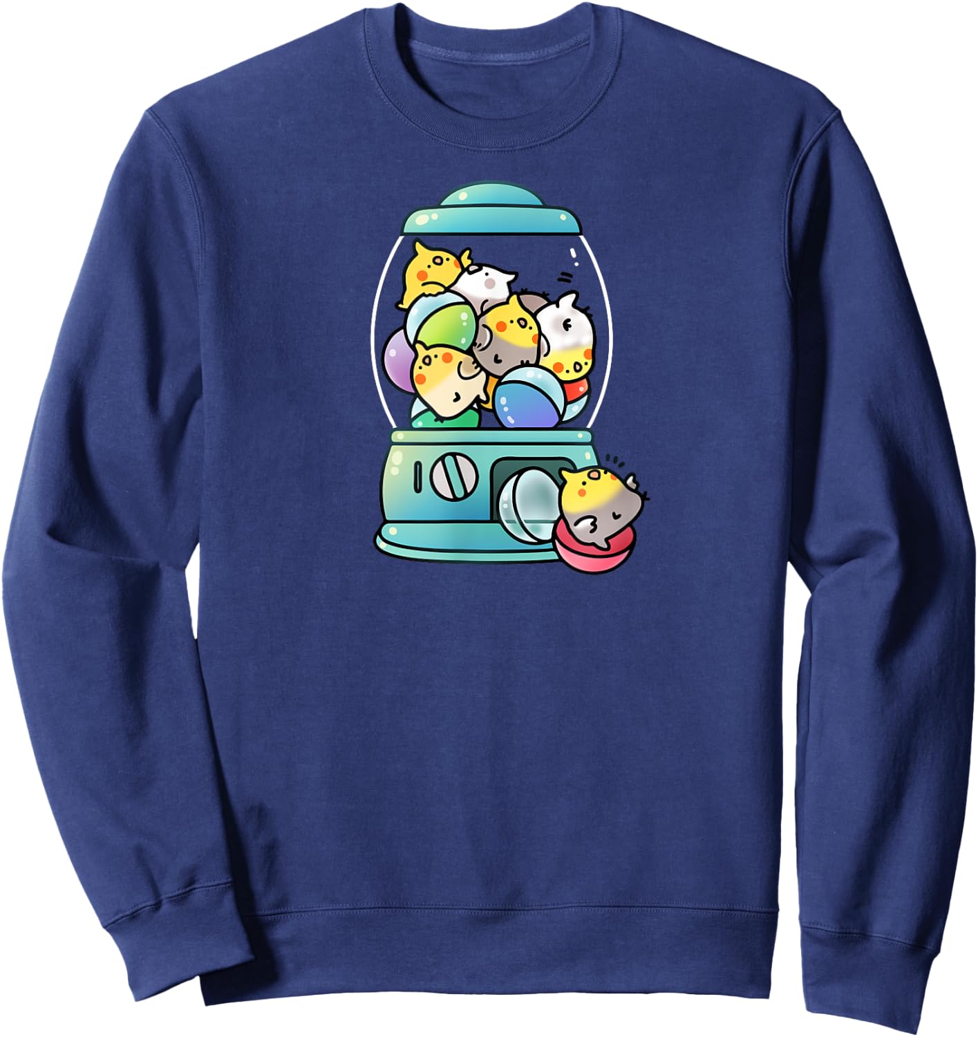 Cockatiel Toy Capsule Sweatshirt - Sweatshirt | Navy