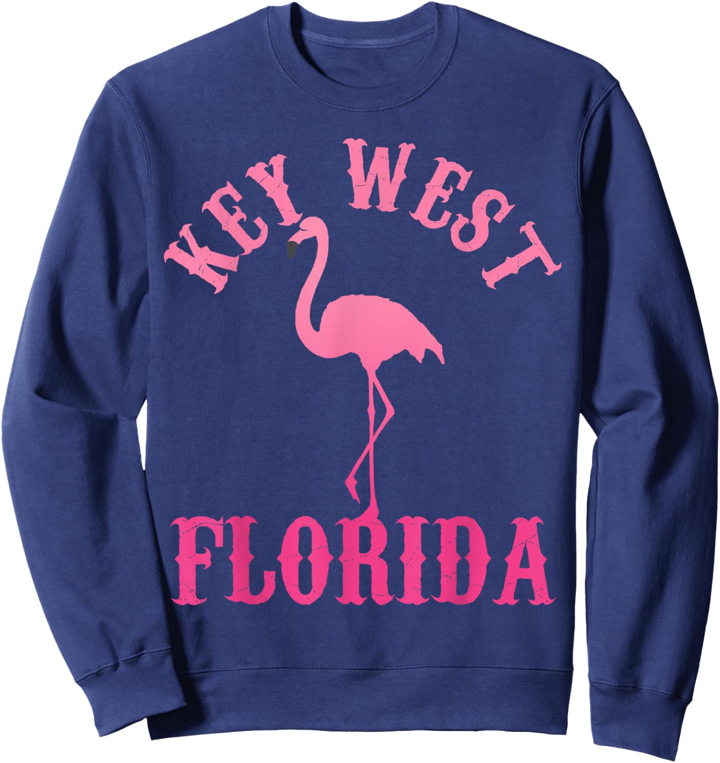Key West Florida Shirt Flamingo America USA Souvenir Sweatshirt - Sweatshirt | Navy