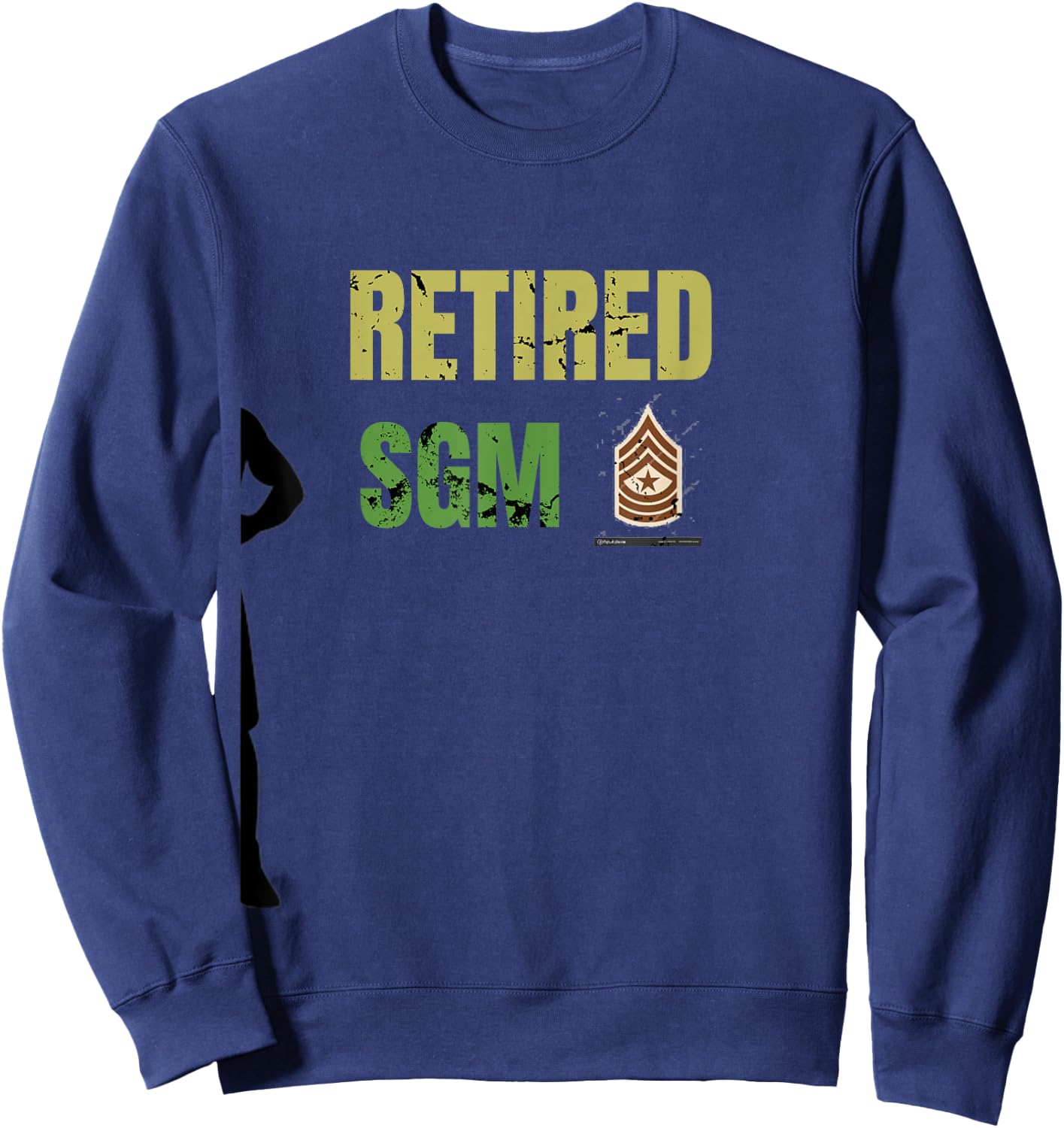 Retired SGM sergeant Major army Sweatshirt - Sweatshirt | Navy