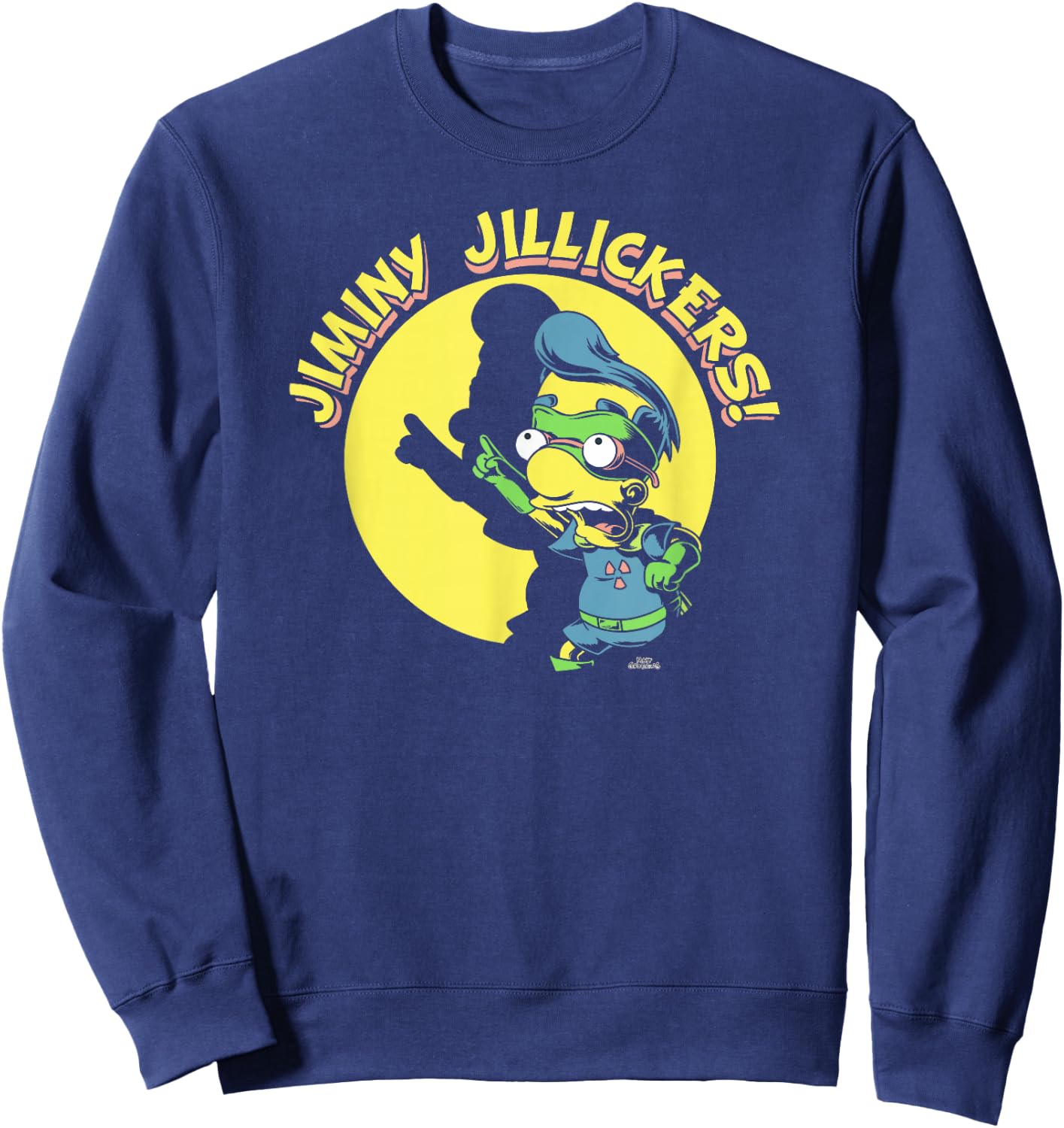 The Simpsons Milhouse Jiminy Jillickers Sweatshirt - Sweatshirt | Navy