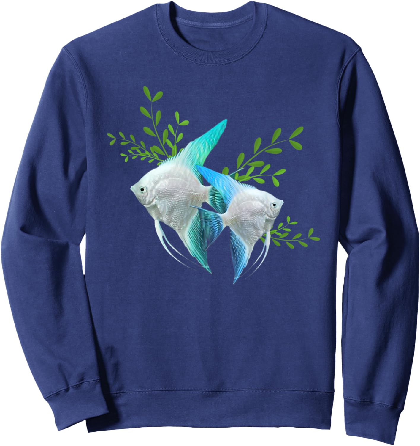 Angel Fish Aquarium Fish Tank Gift Sweatshirt - Sweatshirt | Navy
