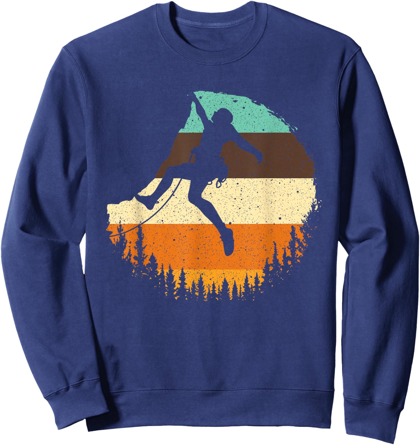Cool Rock Climbing Women Mountain Climber bouldering Sweatshirt - Sweatshirt | Navy