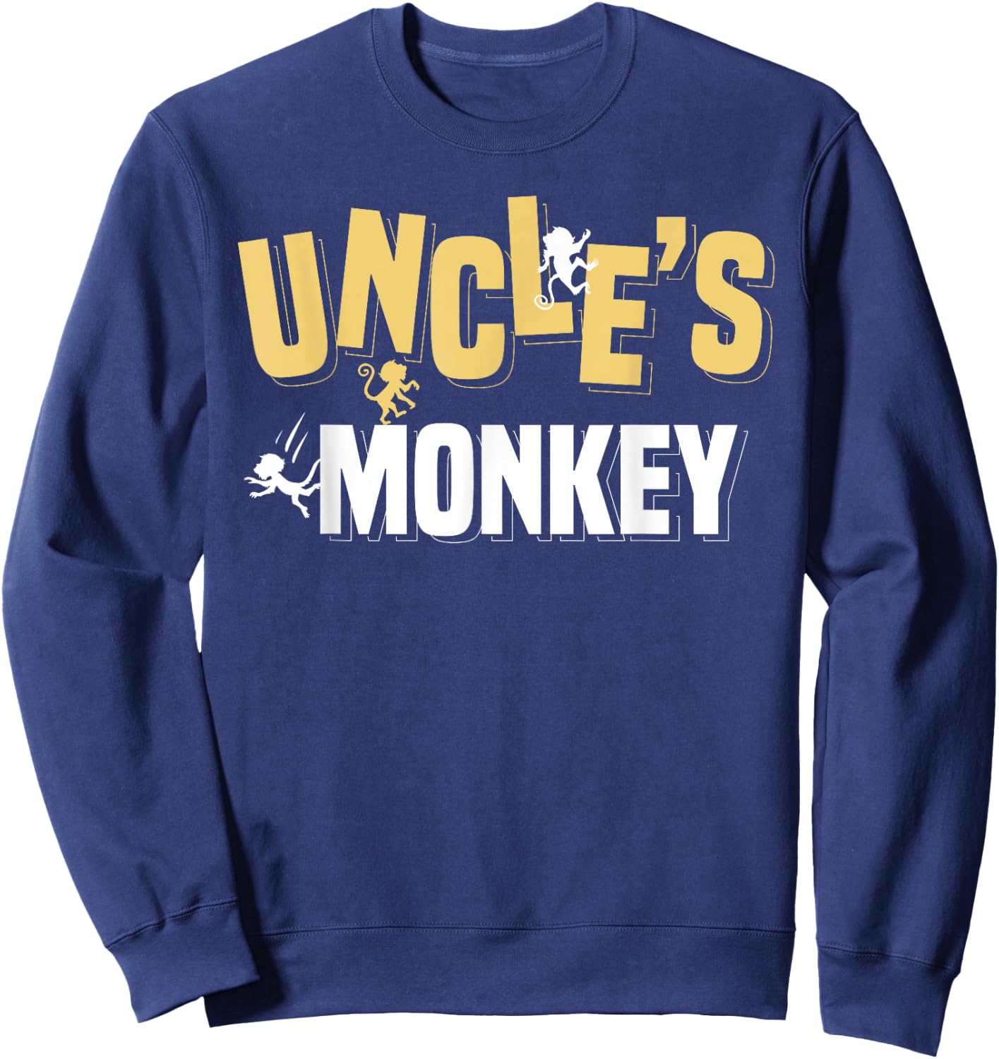 Uncle's Monkey Sweatshirt - Sweatshirt | Navy