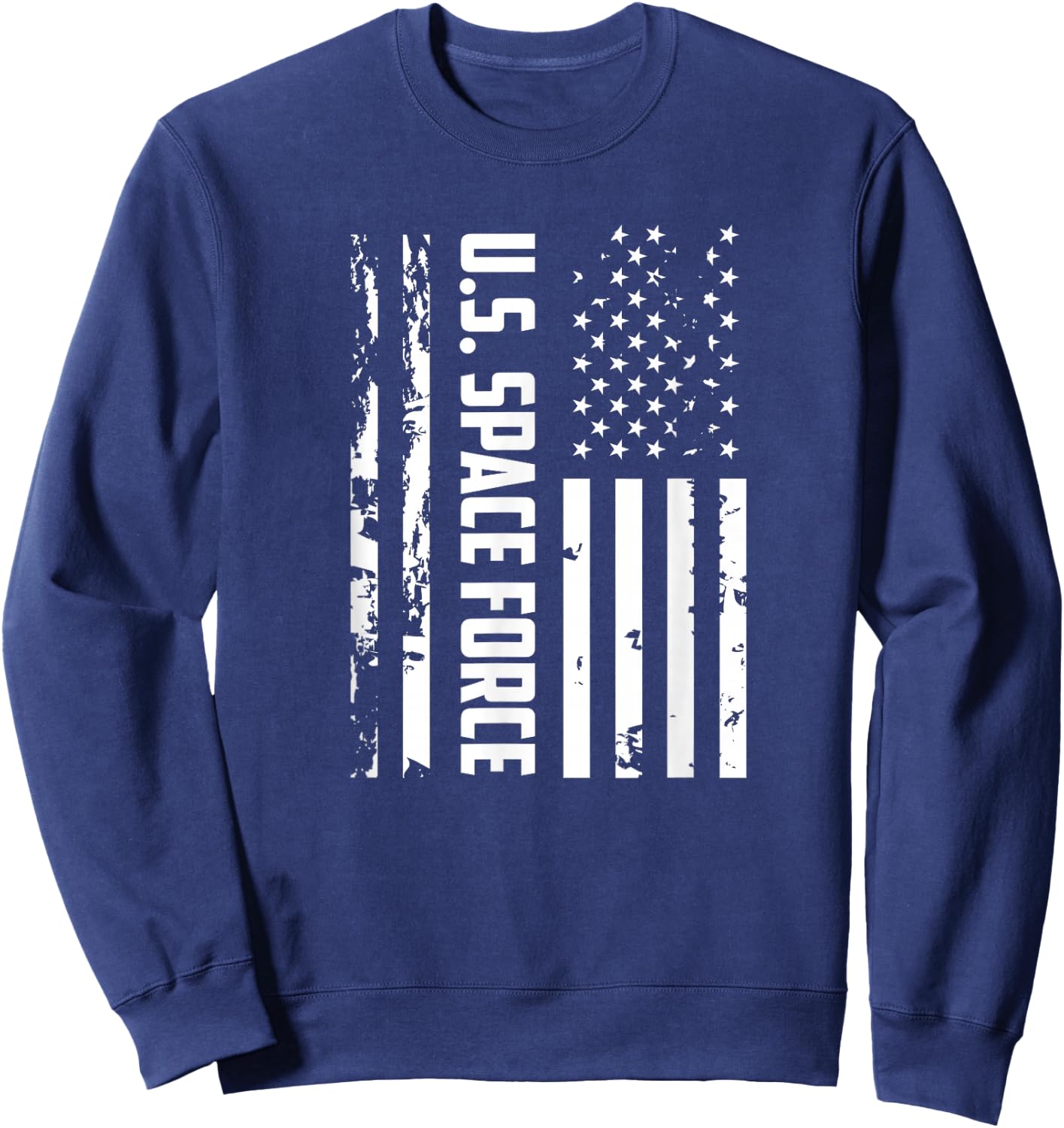 United States Space Force | USA Flag Sweatshirt - Sweatshirt | Navy