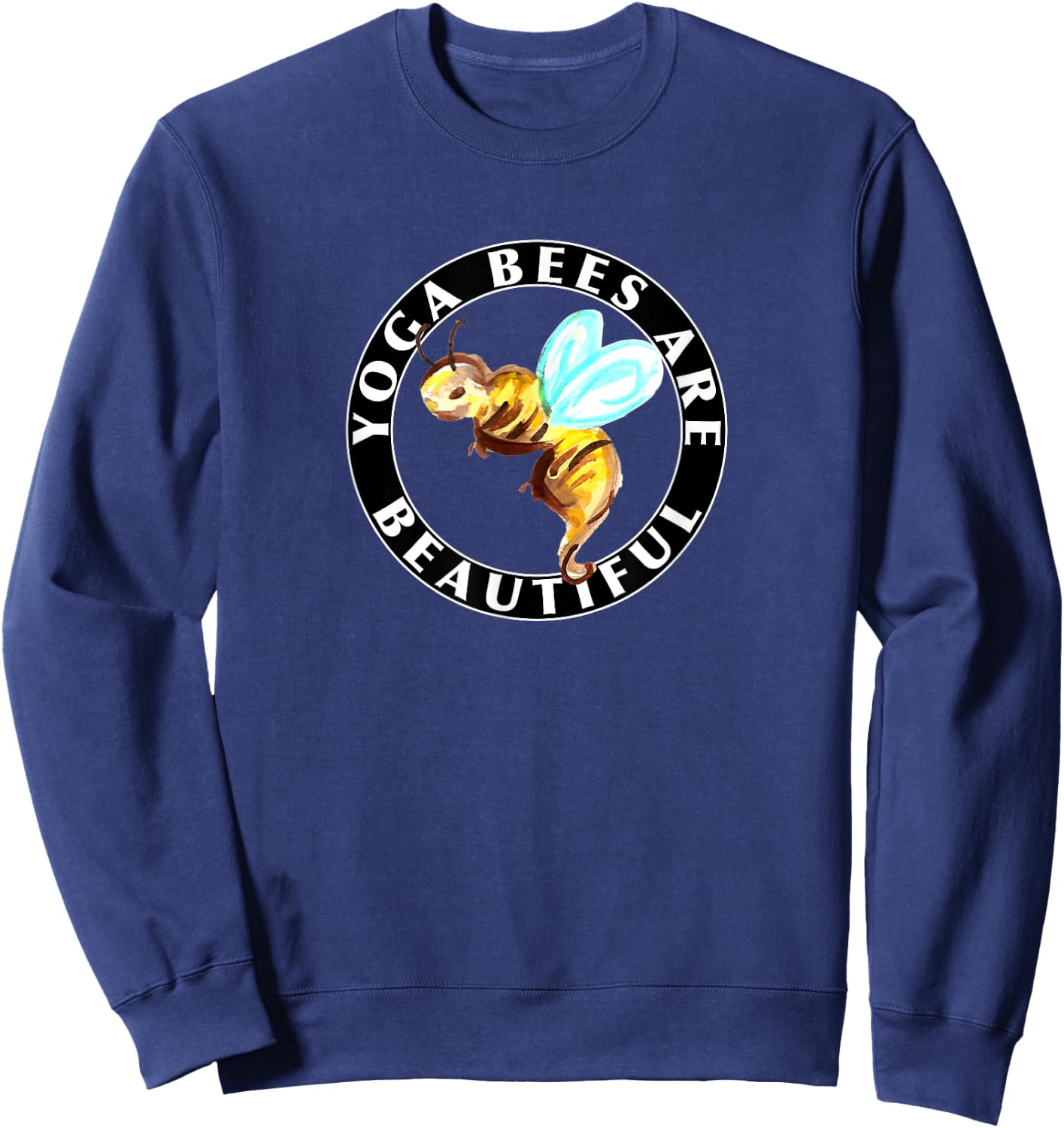 Yoga Bees logo Sweatshirt - Sweatshirt | Navy
