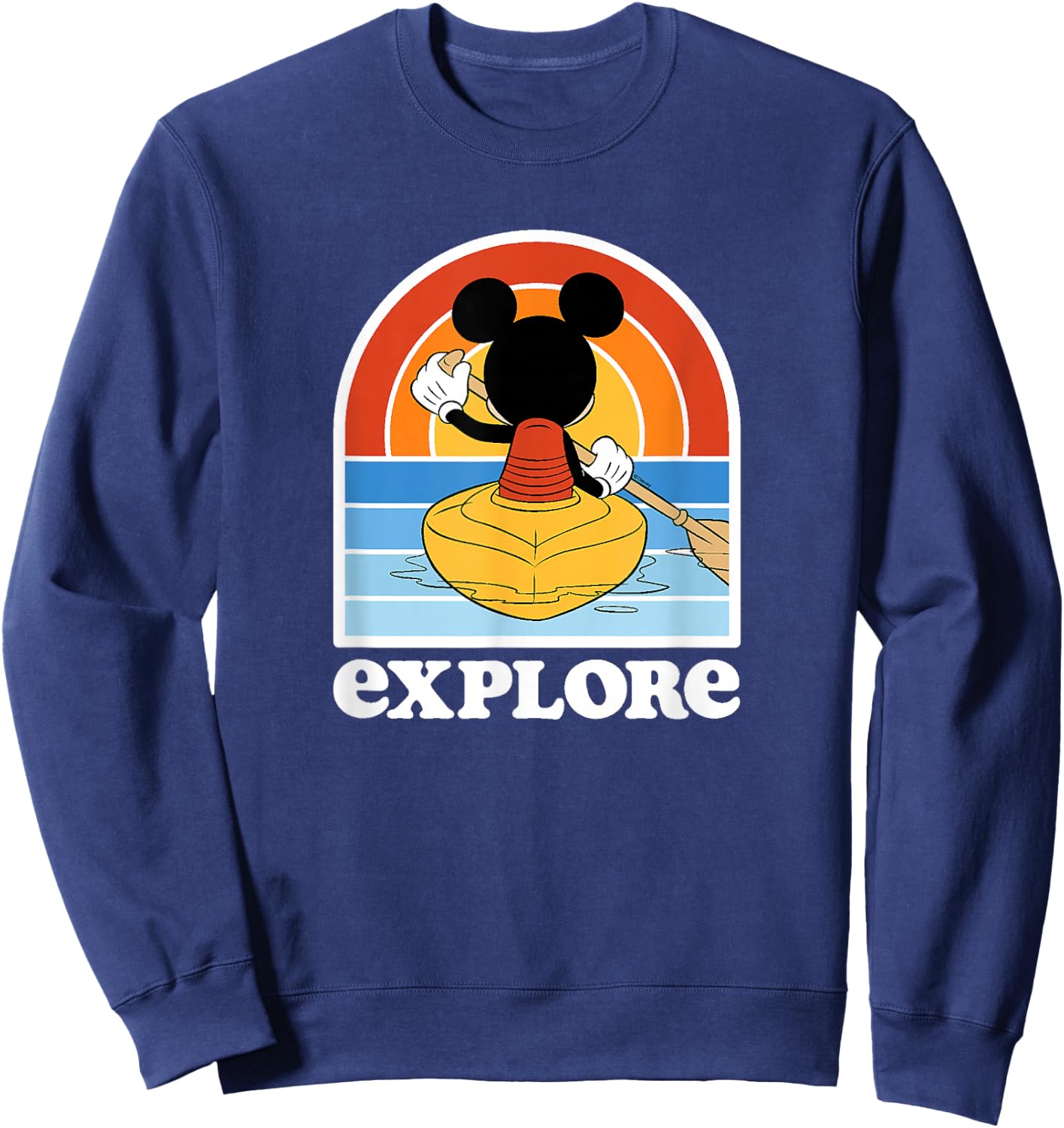 Mickey Mouse - Mickey Kayak Explore Sweatshirt - Sweatshirt | Navy