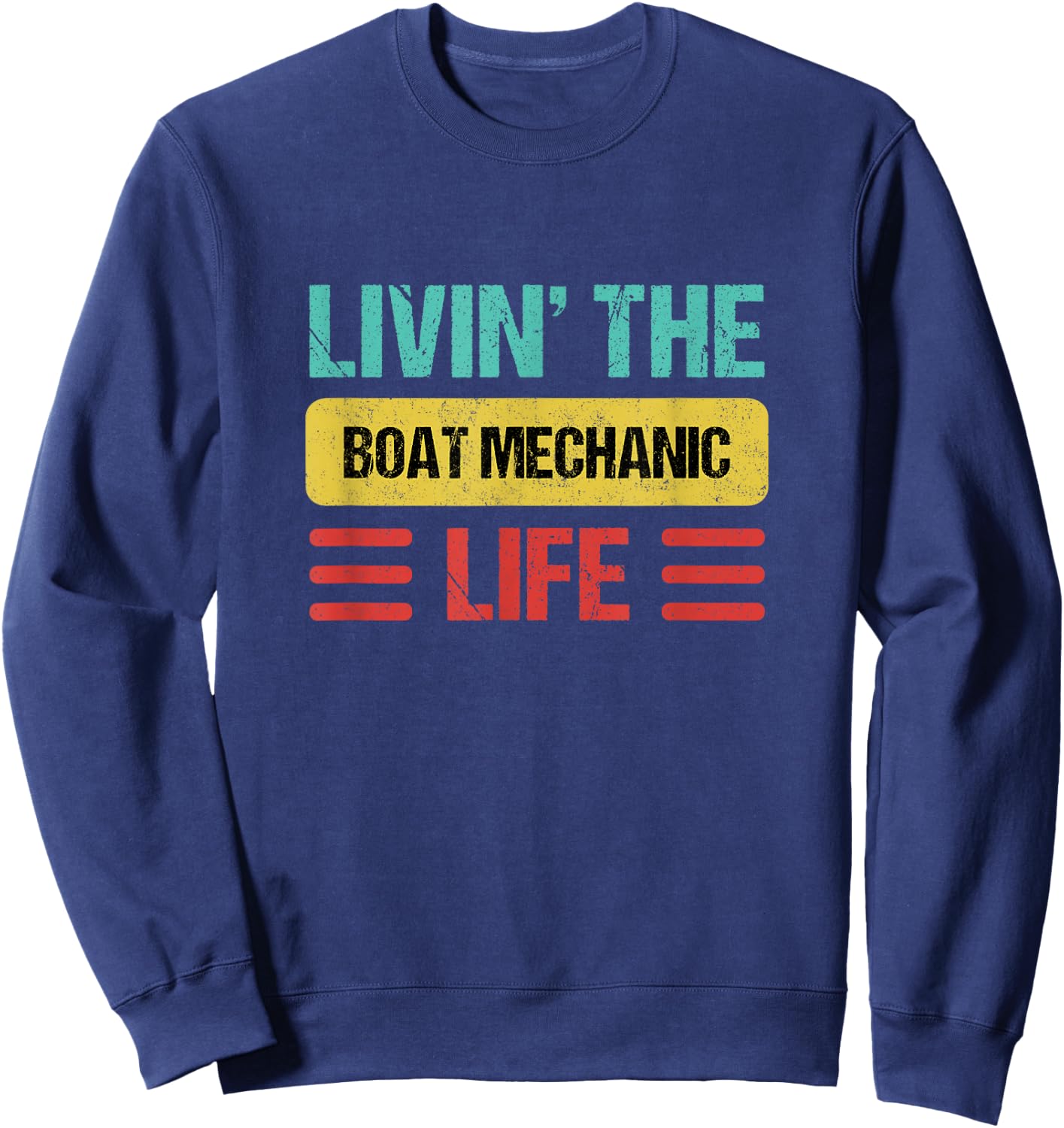 Boat Mechanic Sweatshirt - Sweatshirt | Navy