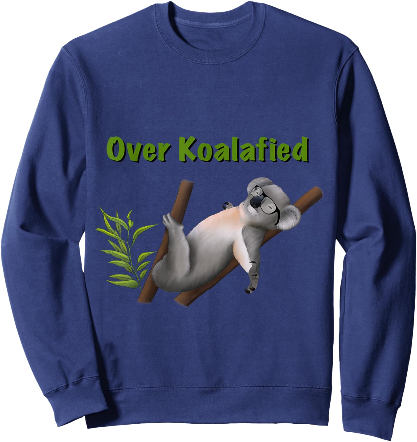 About Koalafied Koala Funny Animal Sweatshirt - Sweatshirt | Navy