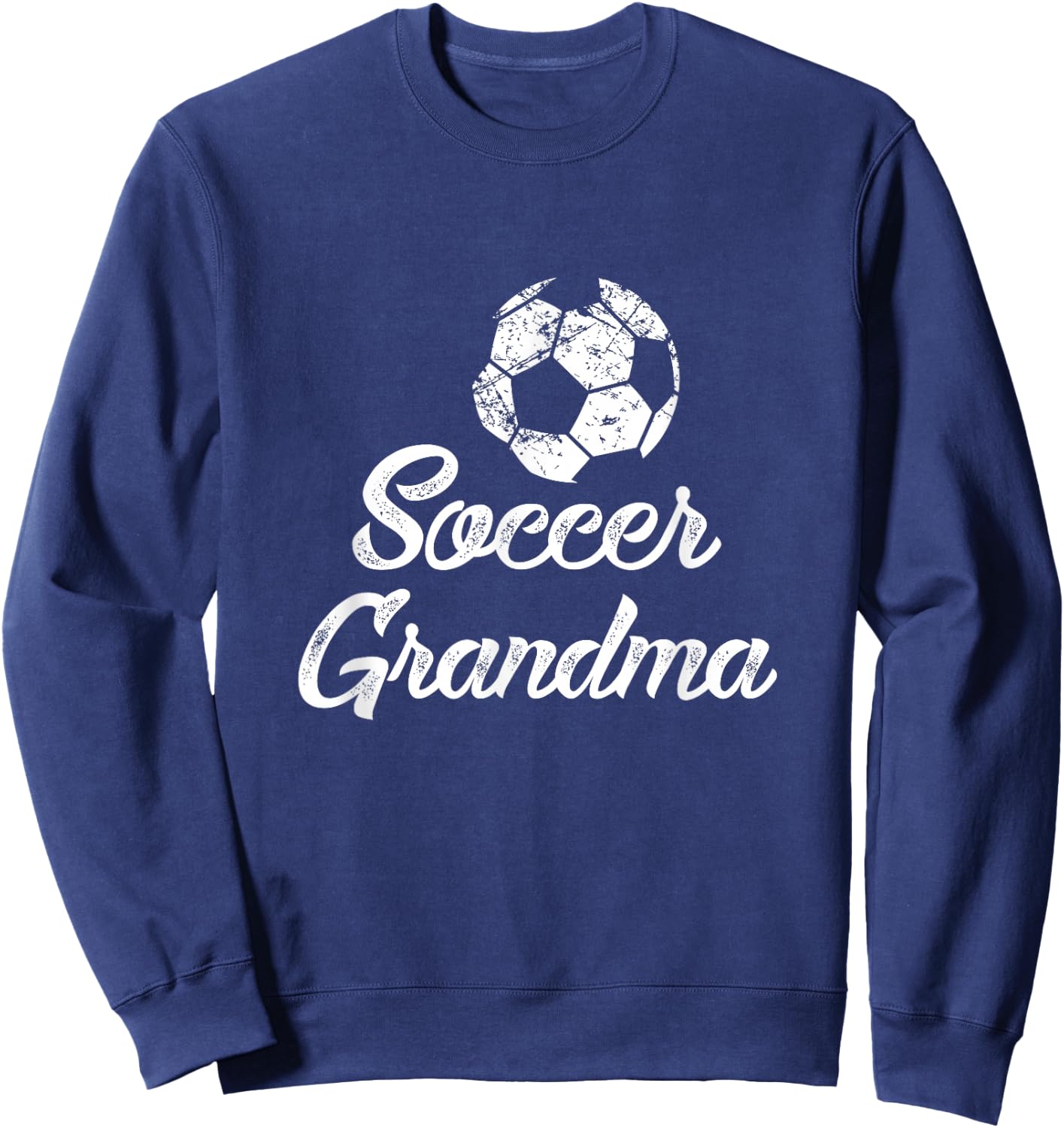 Soccer Grandma Cute Funny Player Fan Gift Matching Sweatshirt - Sweatshirt | Navy