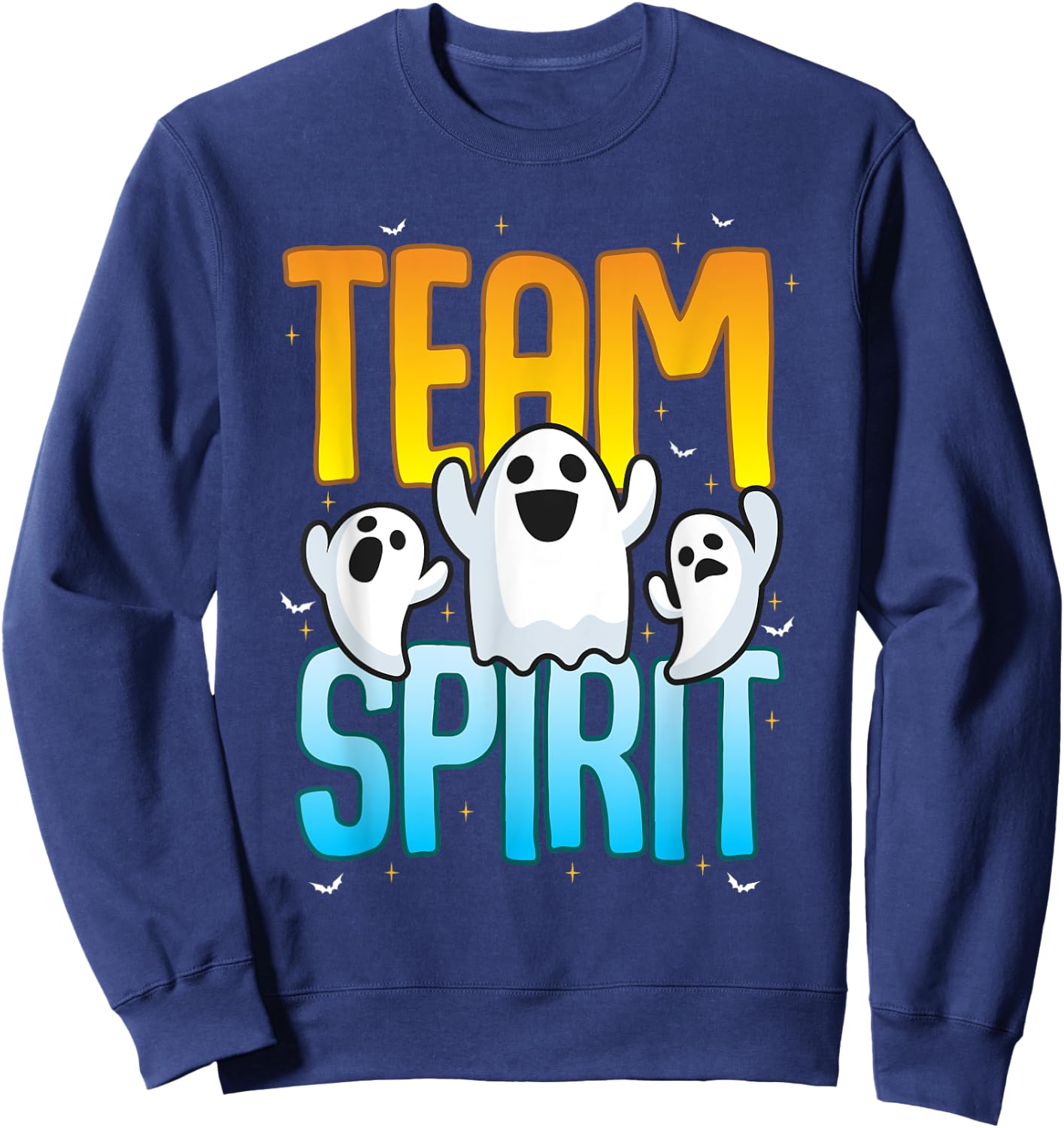 Funny Halloween Team Spirit Ghosts Sweatshirt - Sweatshirt | Navy