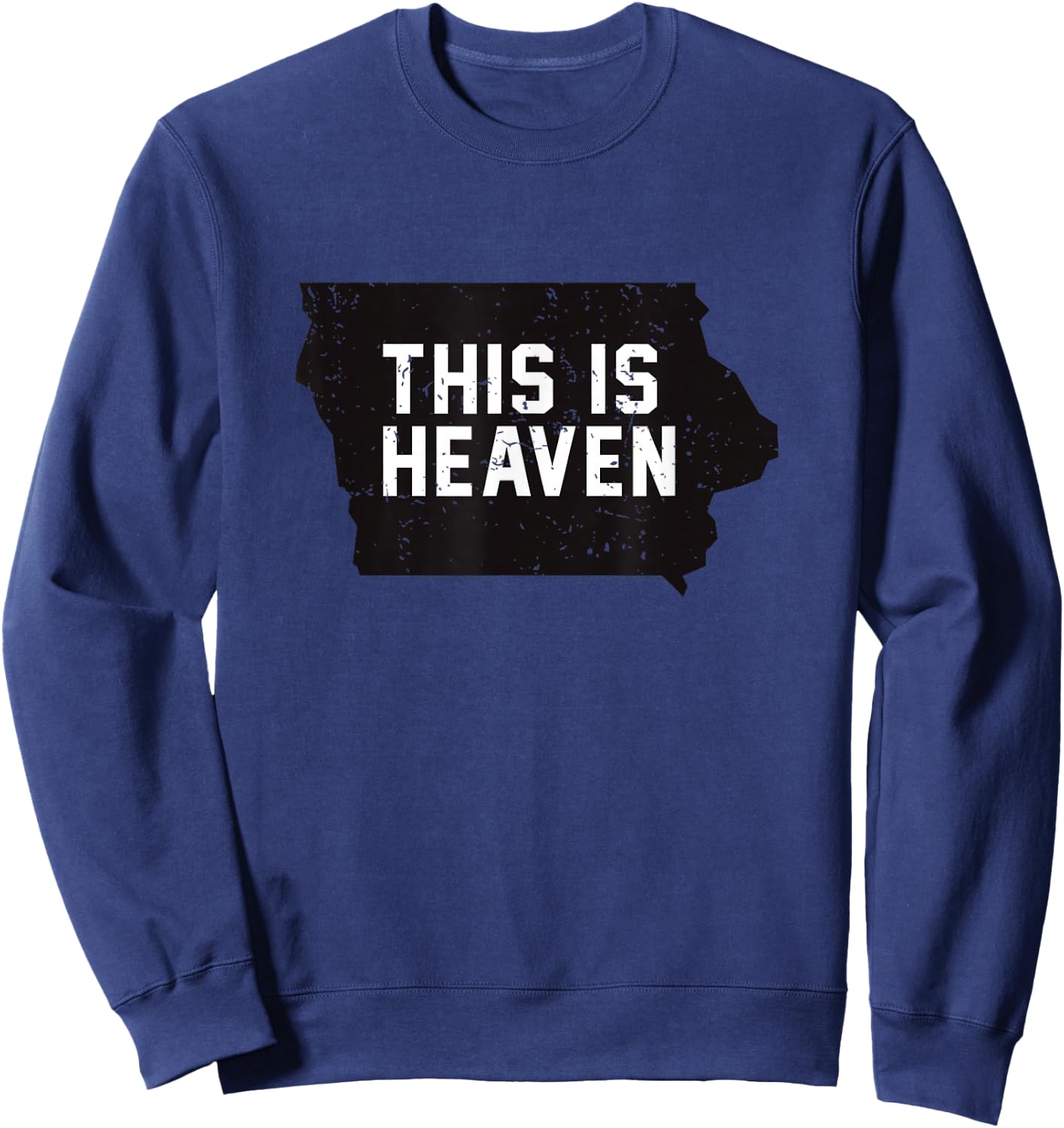 This is Heaven Iowa State Field Baseball Inspired Sweatshirt - Sweatshirt | Navy