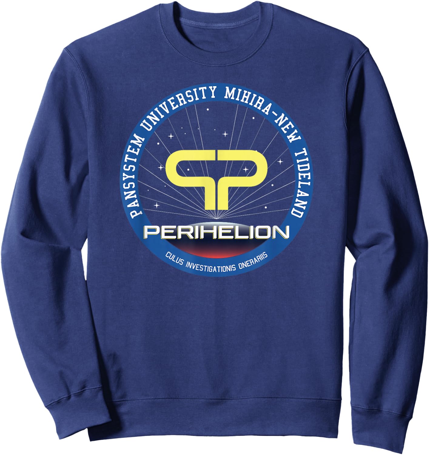 Perihelion Crew Patch Sweatshirt - Sweatshirt | Navy