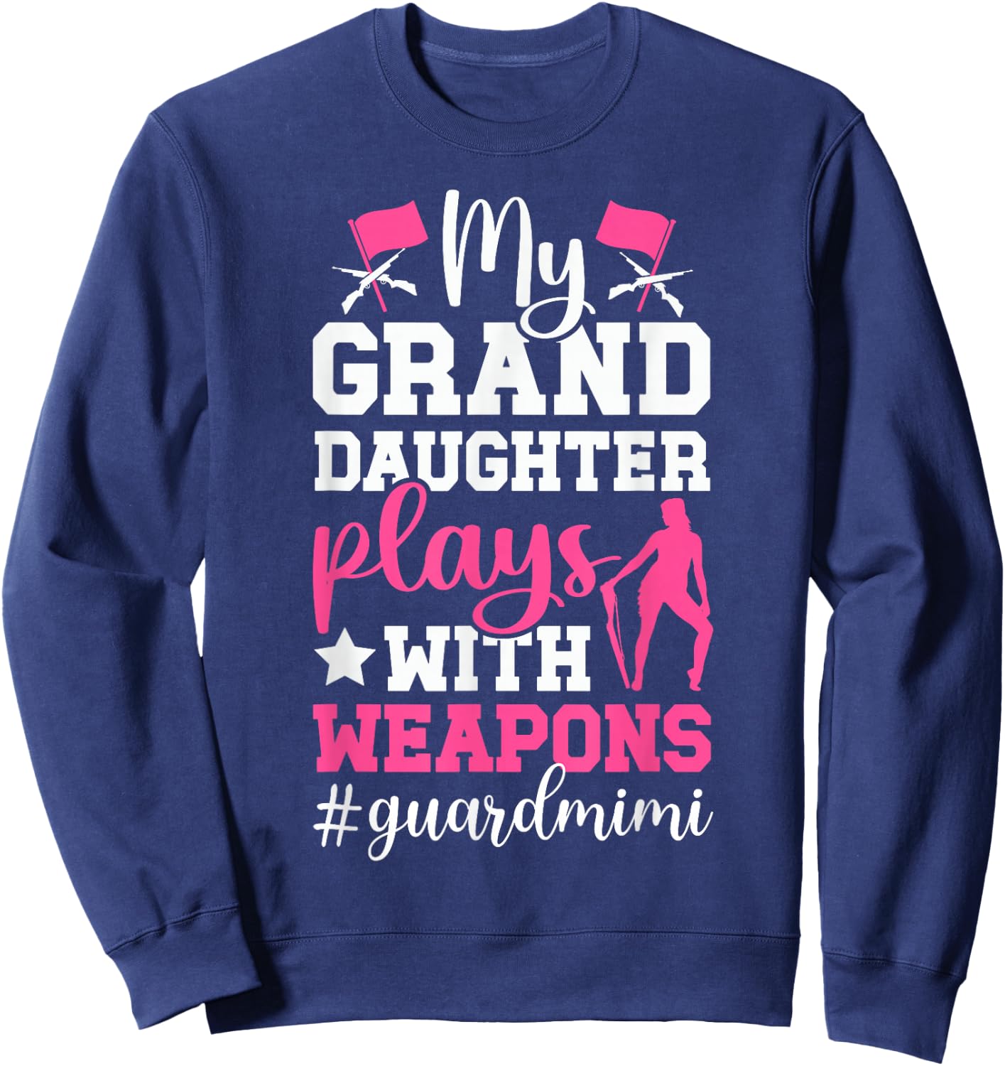 Color Guard Mimi Funny Mimi Of A Color Guard Member Sweatshirt - Sweatshirt | Navy