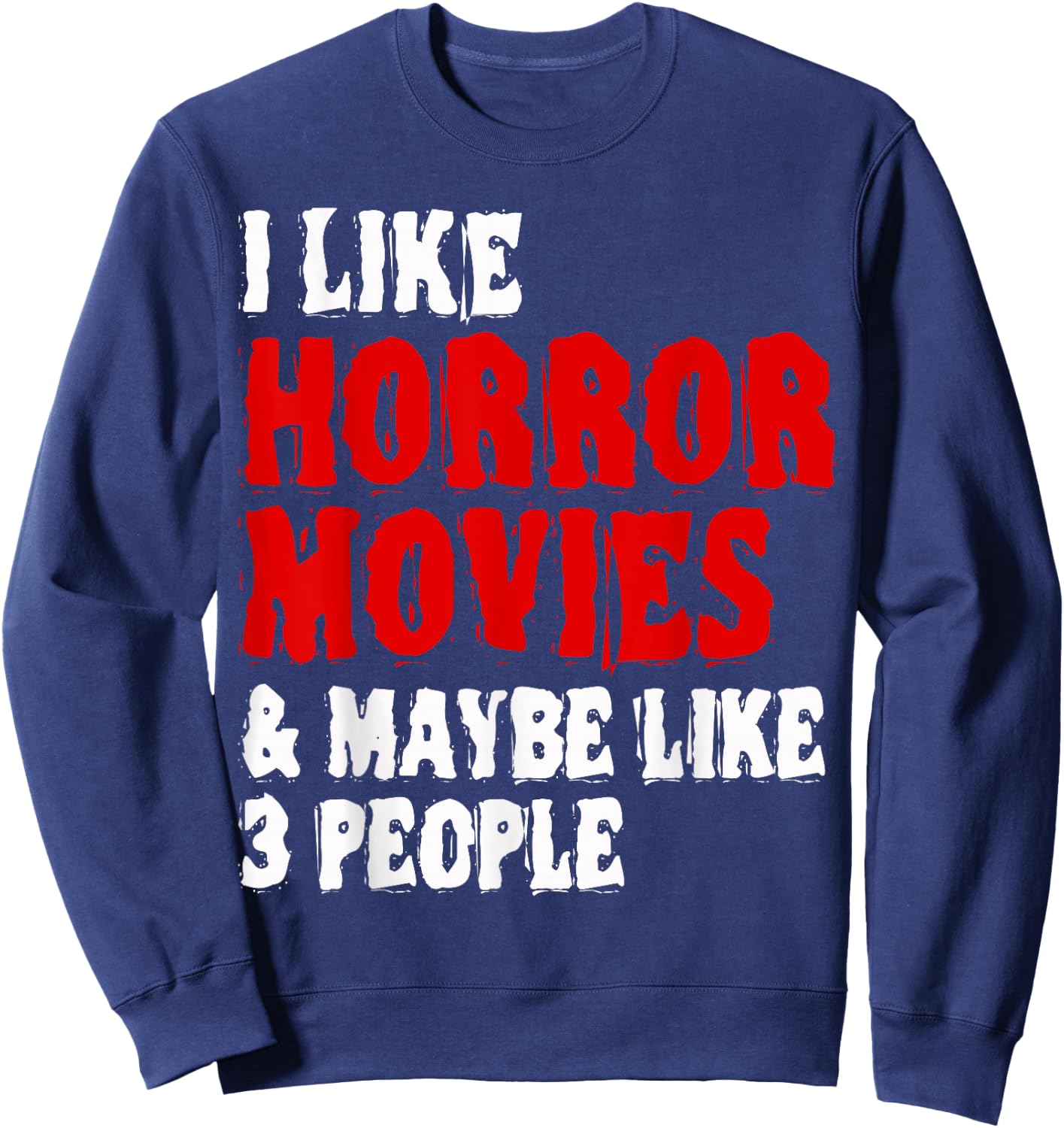 Horror Movie Sweatshirt - Sweatshirt | Navy