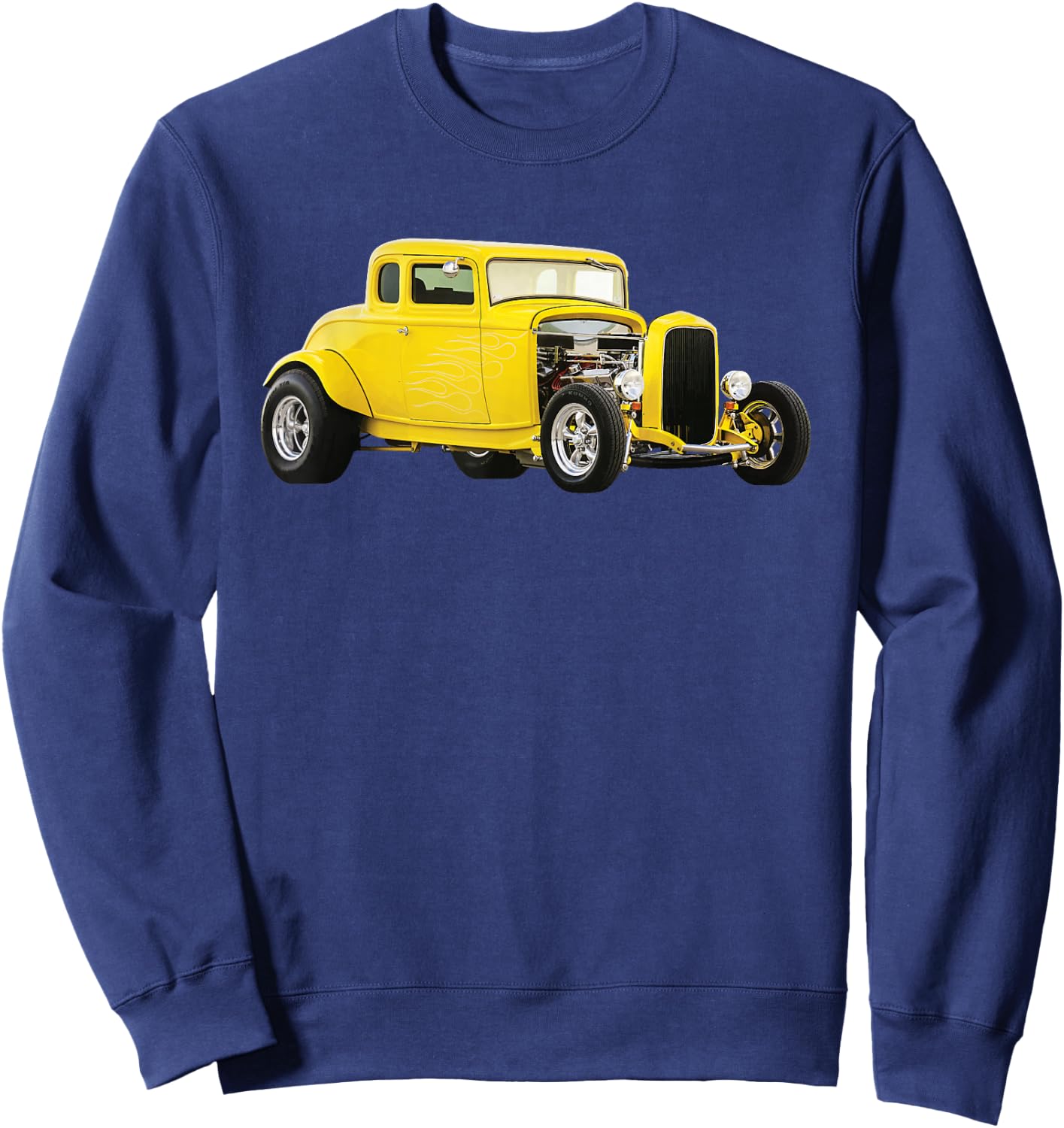 Hot Rod Car Retro Vintage Race Hotrod Classic Racer 1930 Sweatshirt - Sweatshirt | Navy