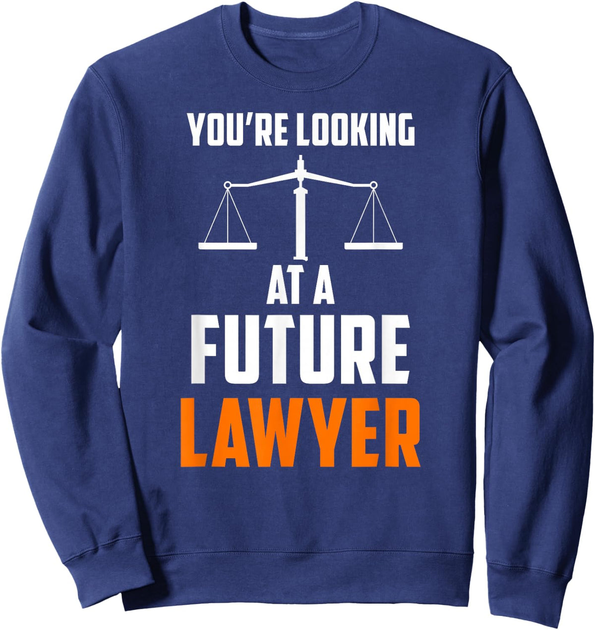 Du Hast Ein Futlichen Anwalt Vor Dir Jura Rechtsanwalt Sweatshirt - Sweatshirt | Navy
