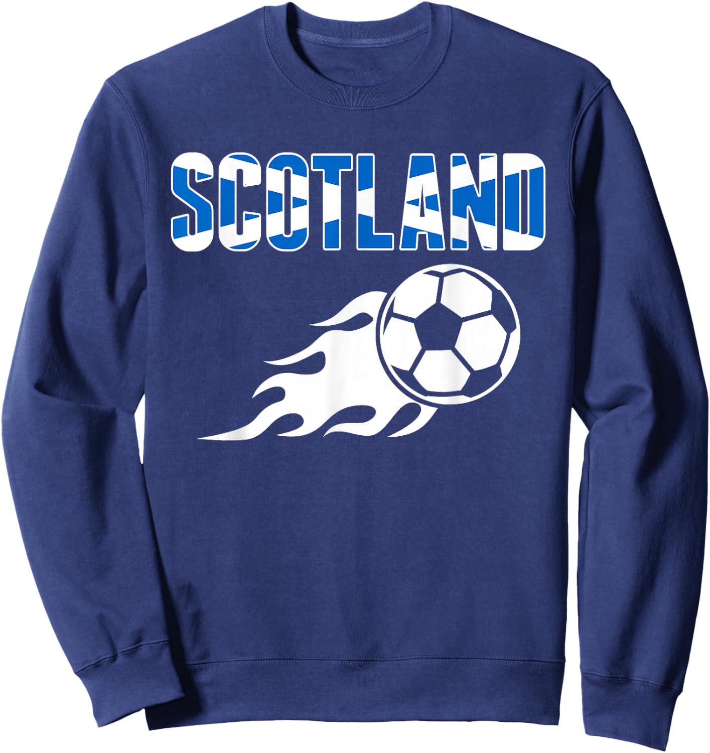 Scotland Soccer Fans Jersey - Scottish Flag Football Lovers Sweatshirt - Sweatshirt | Navy