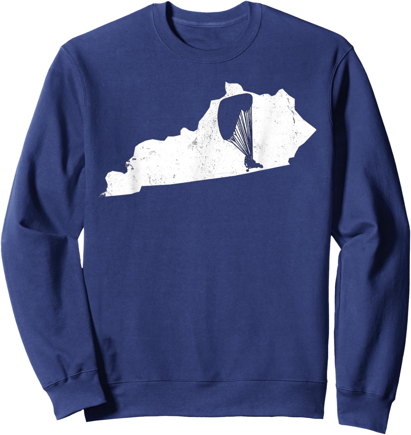 Trike Powered Parachute PPG PPC Pilot Kentucky Vintage Sweatshirt - Sweatshirt | Navy