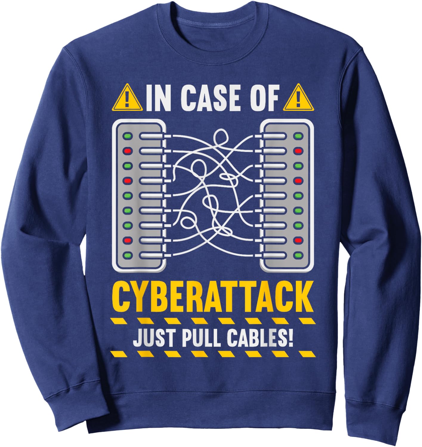Funny Cybersecurity Computer Sweatshirt - Sweatshirt | Navy