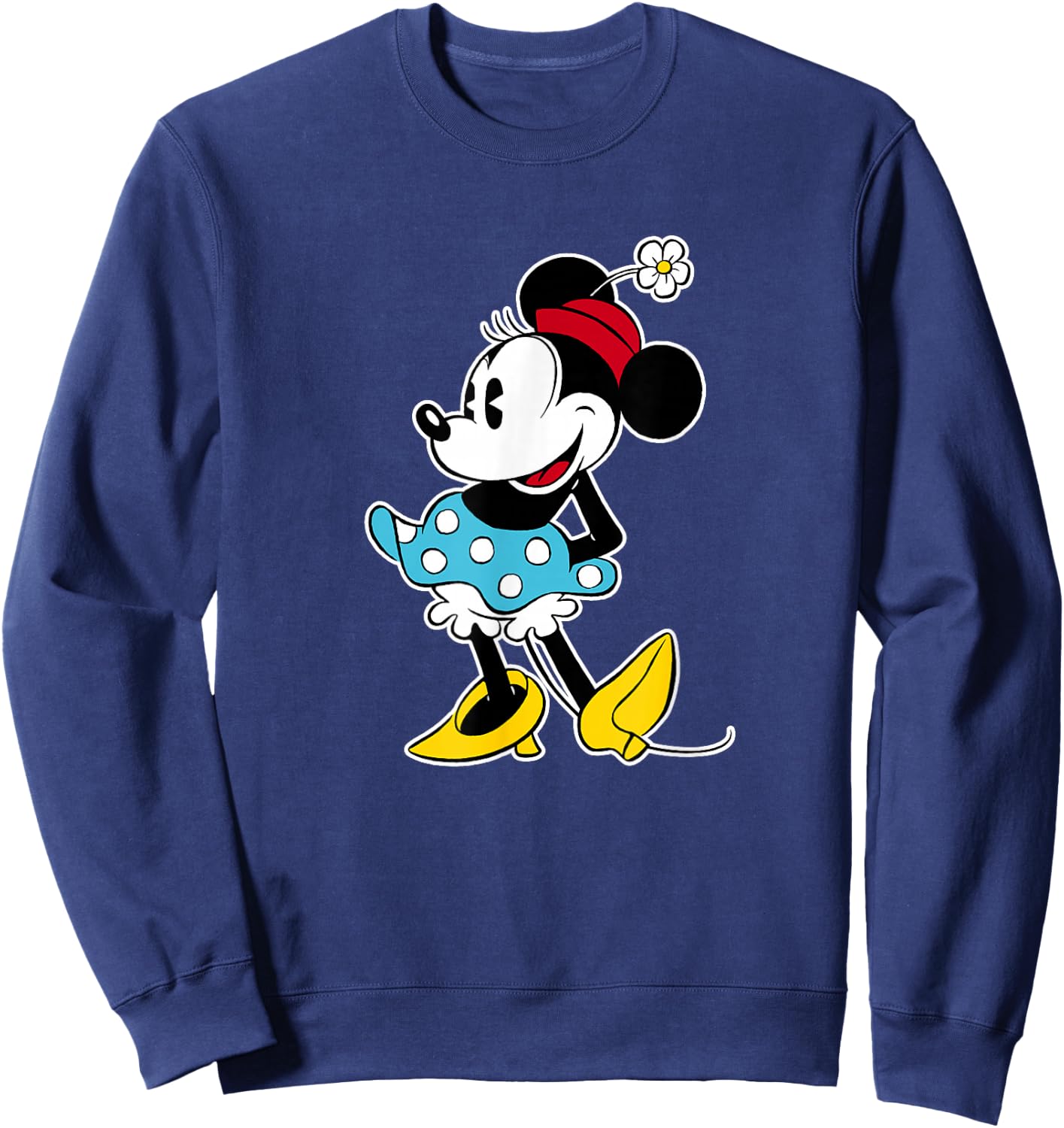 Disney Minnie Mouse Flower Hat Small Sweatshirt - Sweatshirt | Navy