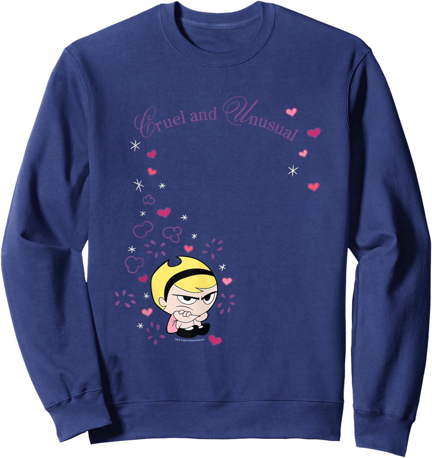 The Grim Adventures of Billy & Mandy Mandy Cruel and Unusual Sweatshirt - Sweatshirt | Navy