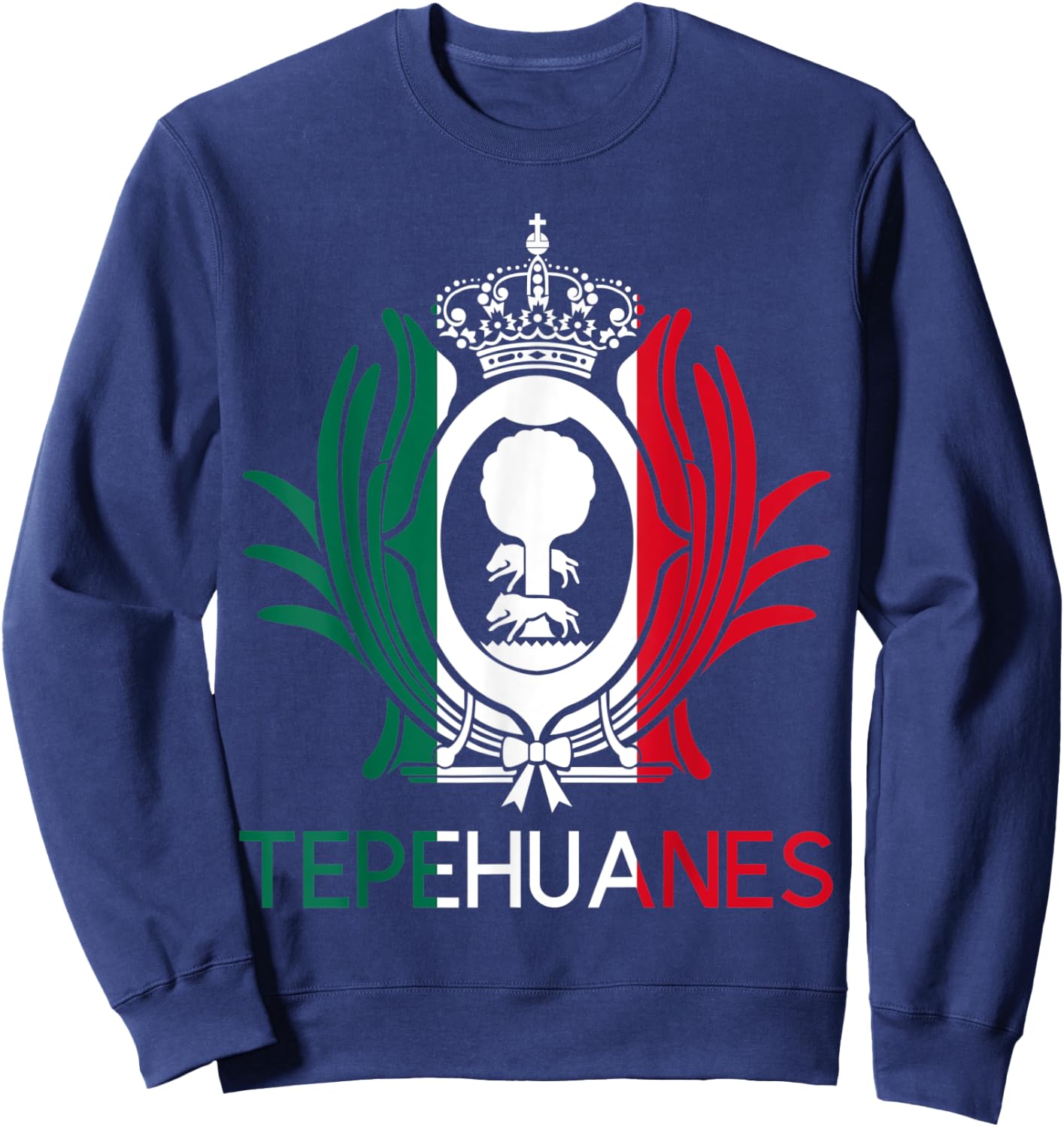 Tepehuanes Durango Estado De Mexico Escudo Eagle Aguila Sweatshirt - Sweatshirt | Navy
