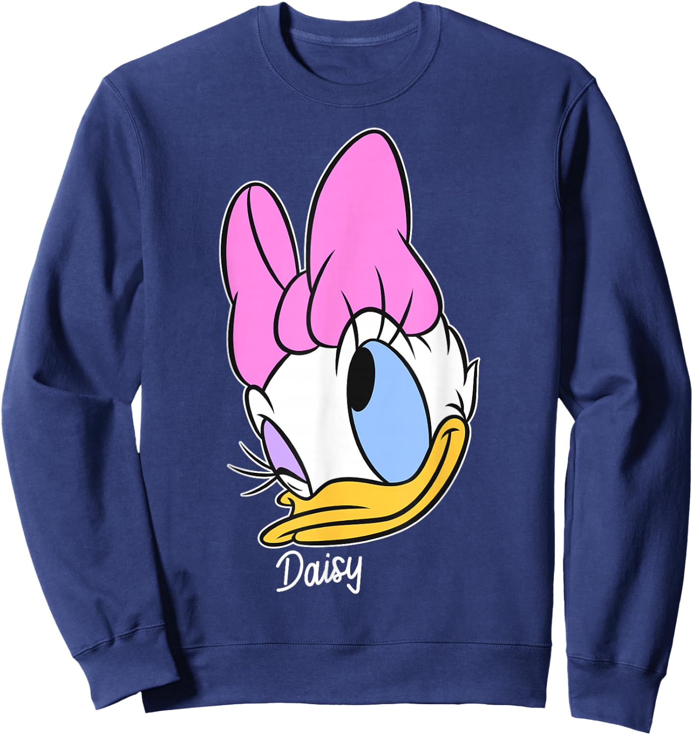 Disney Mickey and Friends Daisy Big Face Sweatshirt - Sweatshirt | Navy