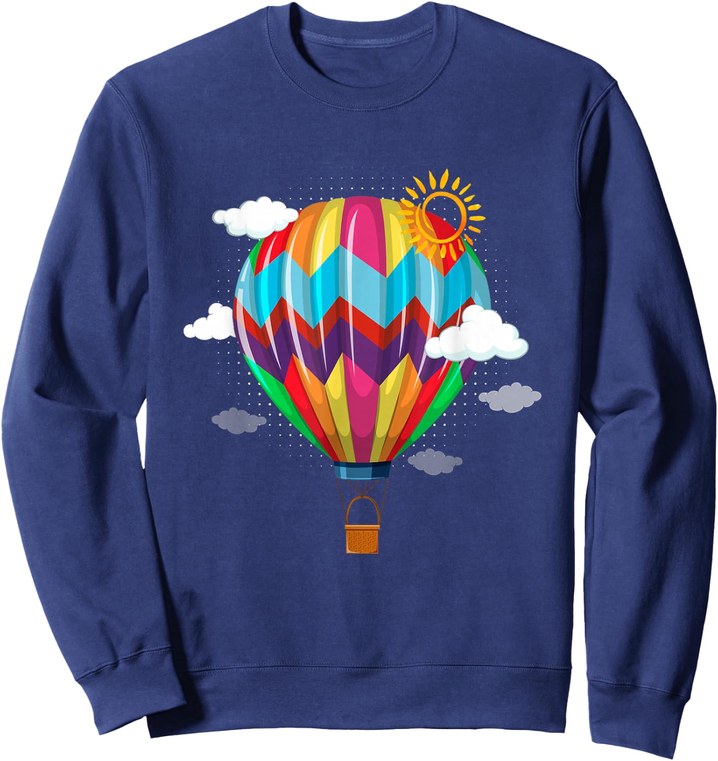 Retro Hot Air Balloon The Perfect Hot Air Balloon Pilot Sweatshirt - Sweatshirt | Navy