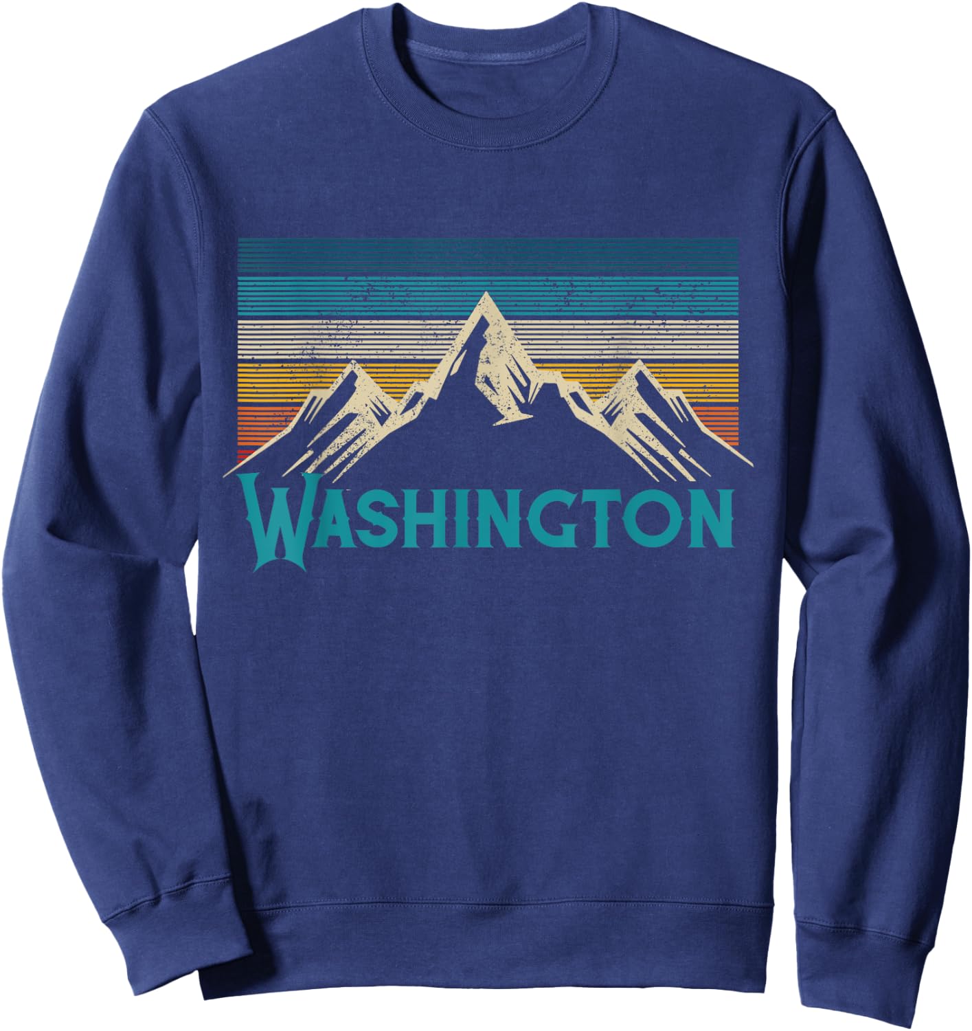 Washington Vintage Souvenir Sweatshirt - Sweatshirt | Navy