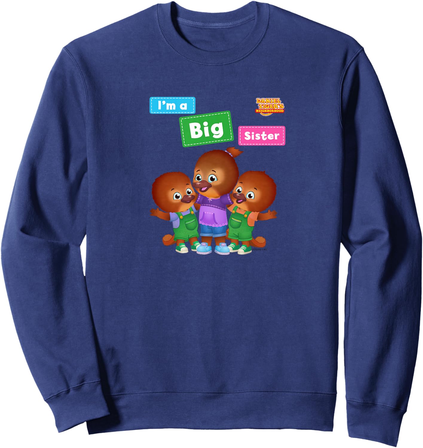 Daniel Tiger's Neighborhood: Big Sister! Sweatshirt - Sweatshirt | Navy