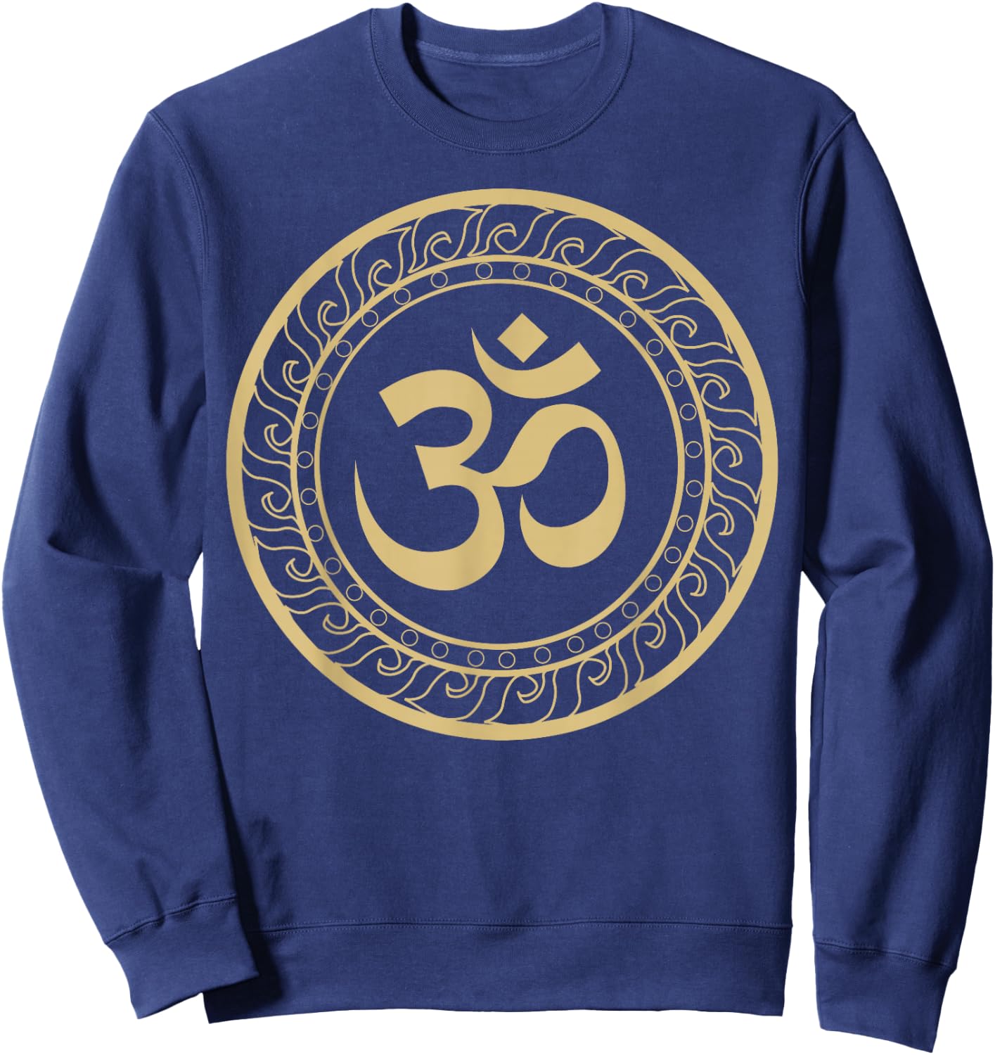 Om Ohm Aum Symbol T Shirt Spiritual Yoga Tea Gift Sweatshirt - Sweatshirt | Navy