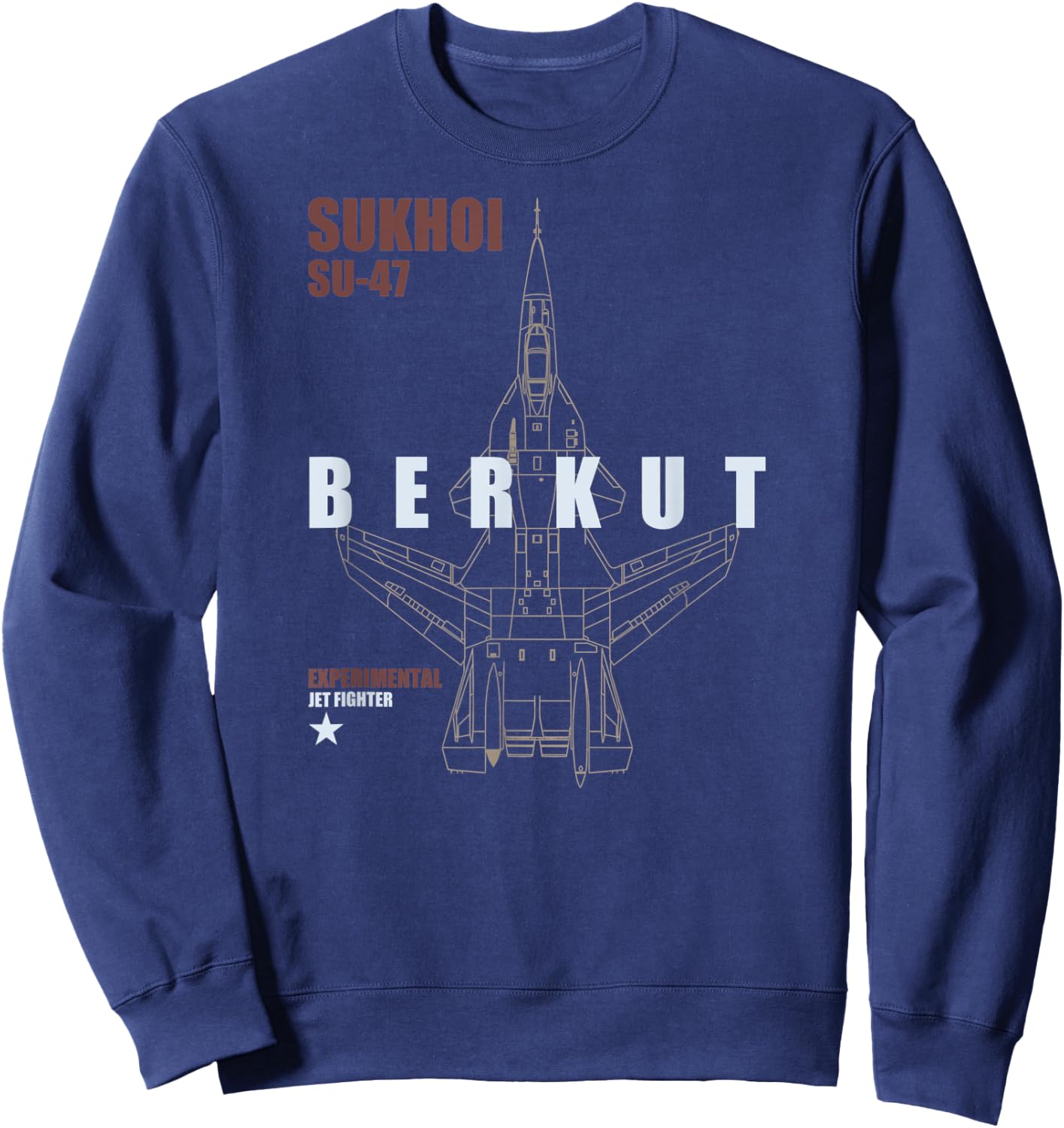 SU-47 Berkut Sweatshirt - Sweatshirt | Navy